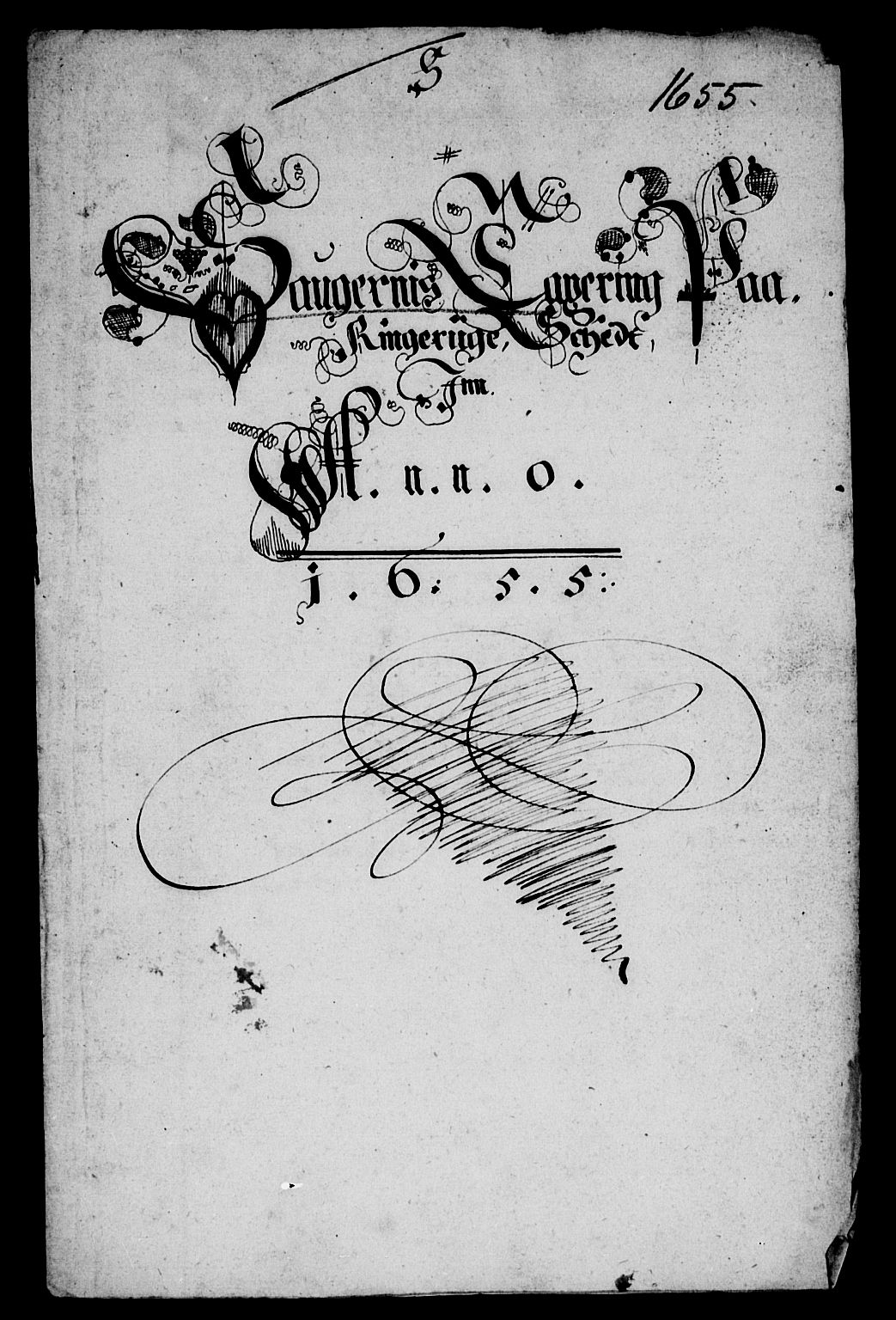 Rentekammeret inntil 1814, Reviderte regnskaper, Lensregnskaper, RA/EA-5023/R/Rb/Rba/L0227: Akershus len, 1655-1656