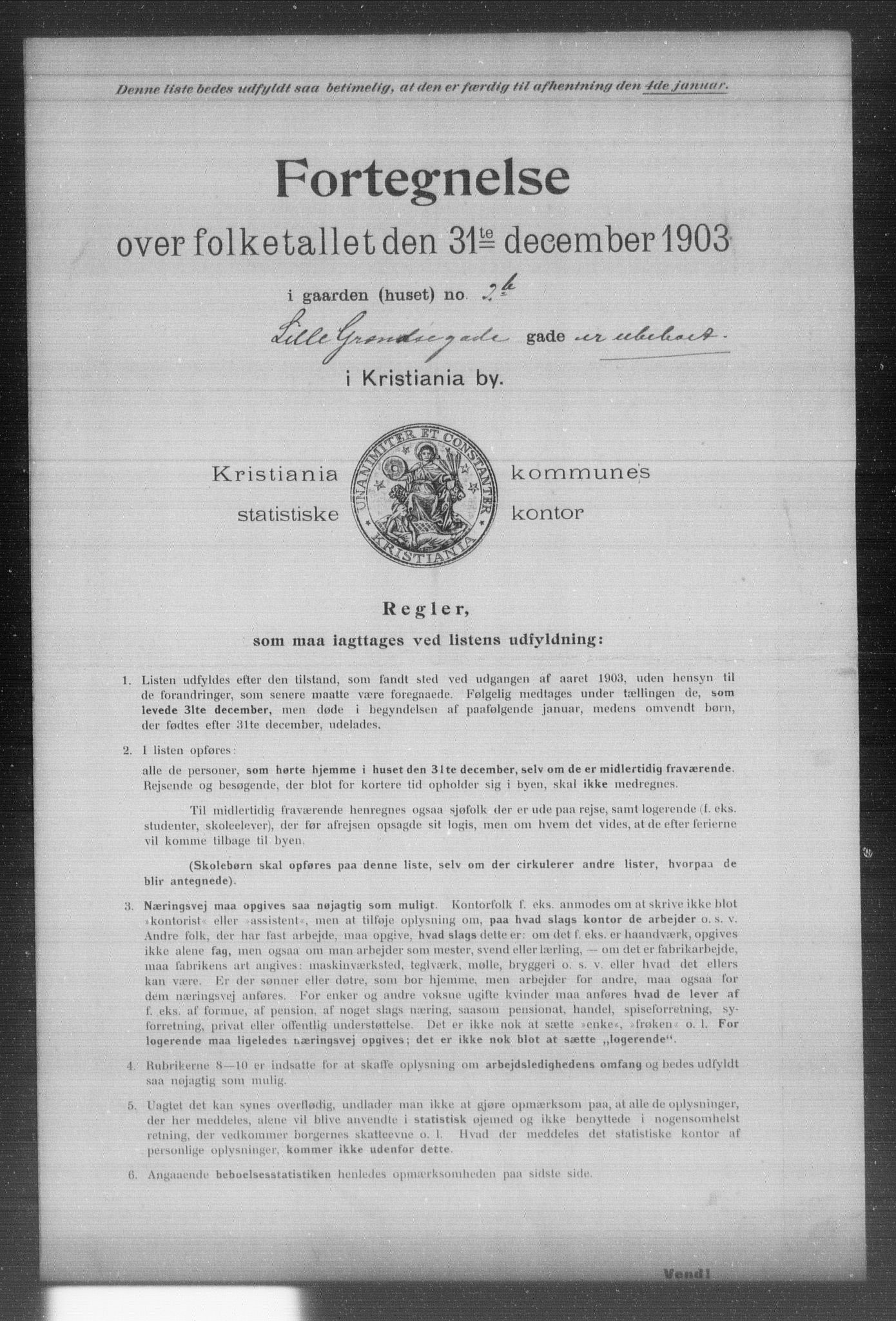 OBA, Kommunal folketelling 31.12.1903 for Kristiania kjøpstad, 1903, s. 11338