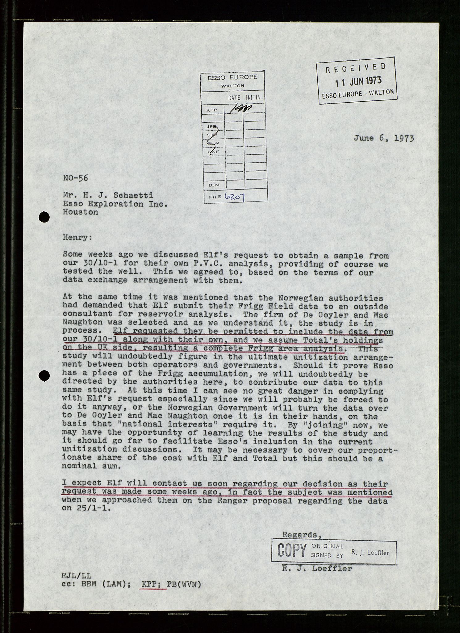 Pa 1512 - Esso Exploration and Production Norway Inc., SAST/A-101917/E/Ea/L0021: Sak og korrespondanse, 1965-1974, s. 457