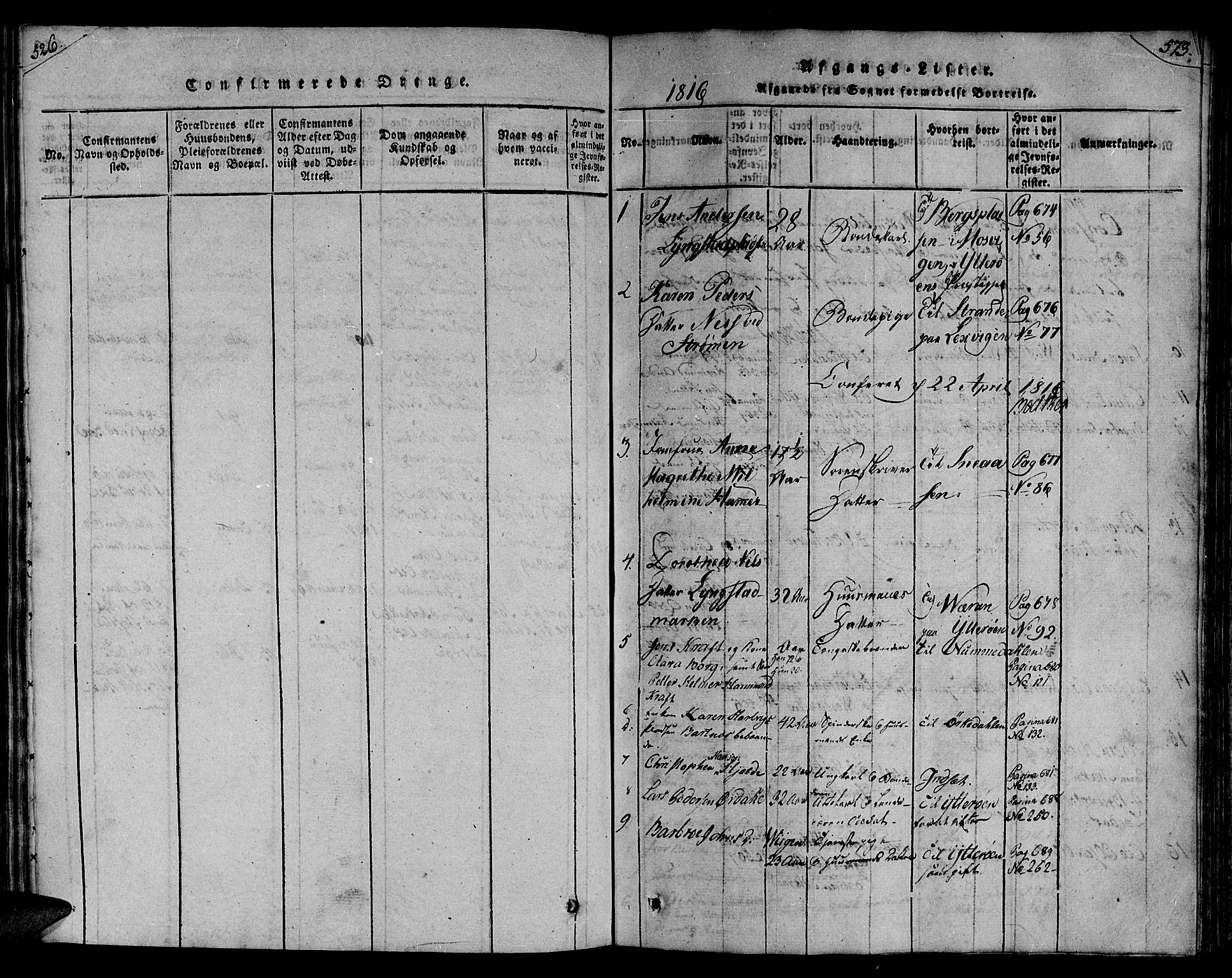 Ministerialprotokoller, klokkerbøker og fødselsregistre - Nord-Trøndelag, SAT/A-1458/730/L0275: Ministerialbok nr. 730A04, 1816-1822, s. 526-573