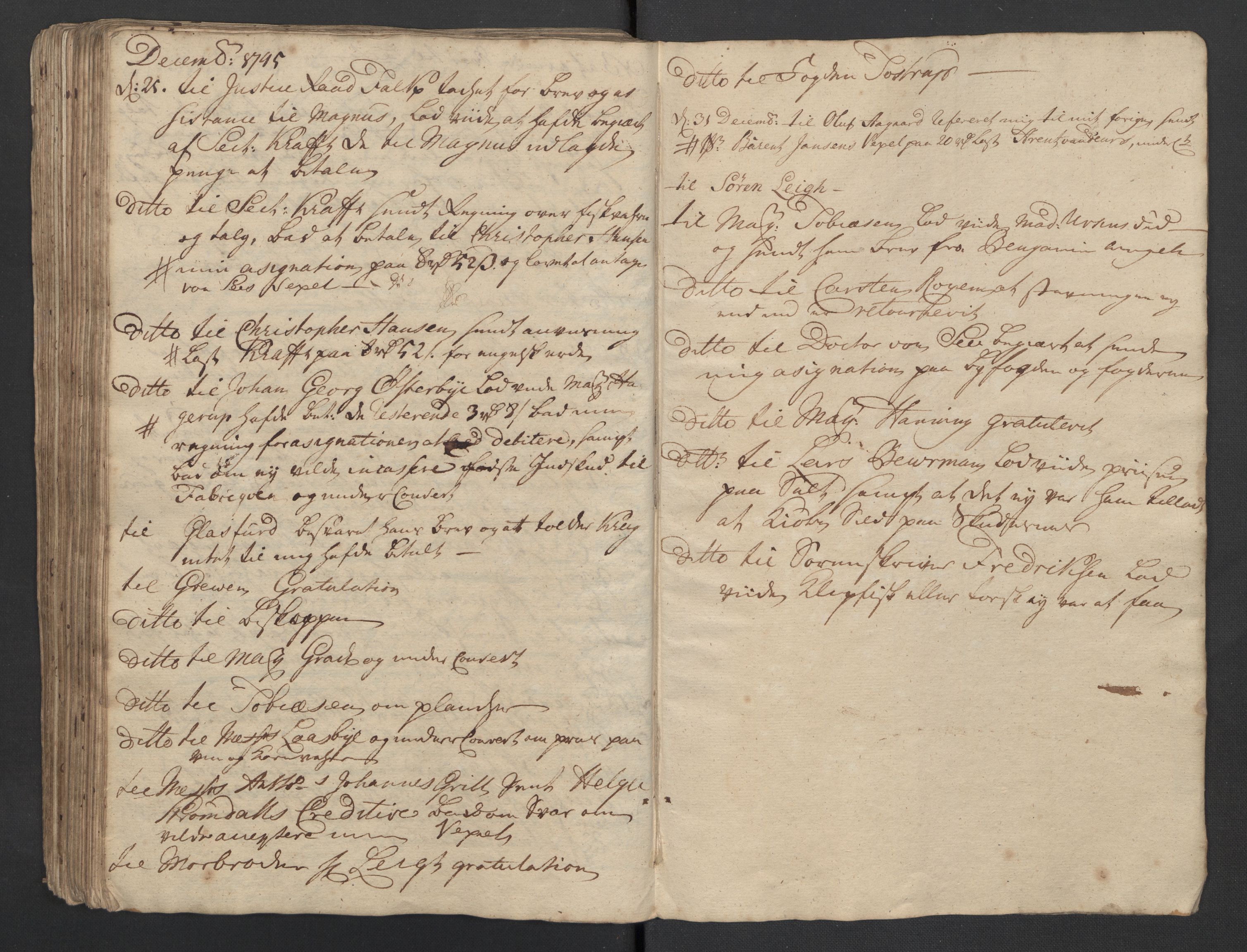 Pa 0119 - Smith, Lauritz Andersen og Lauritz Lauritzen, SAST/A-100231/O/L0001: Kopibøker m.m., 1740-1745, s. 162