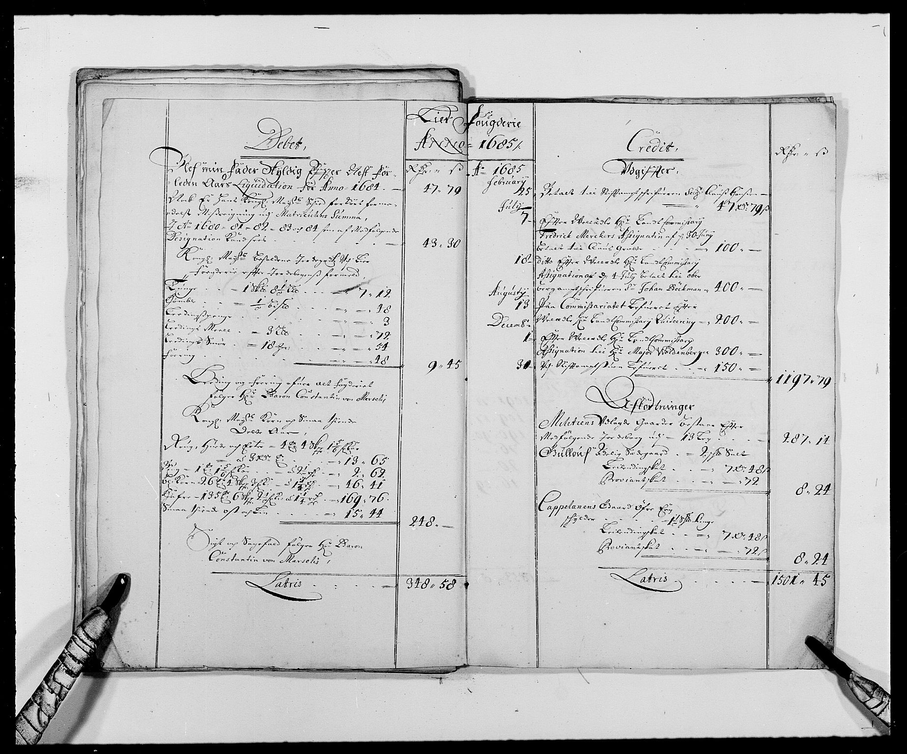 Rentekammeret inntil 1814, Reviderte regnskaper, Fogderegnskap, RA/EA-4092/R27/L1687: Fogderegnskap Lier, 1678-1686, s. 323