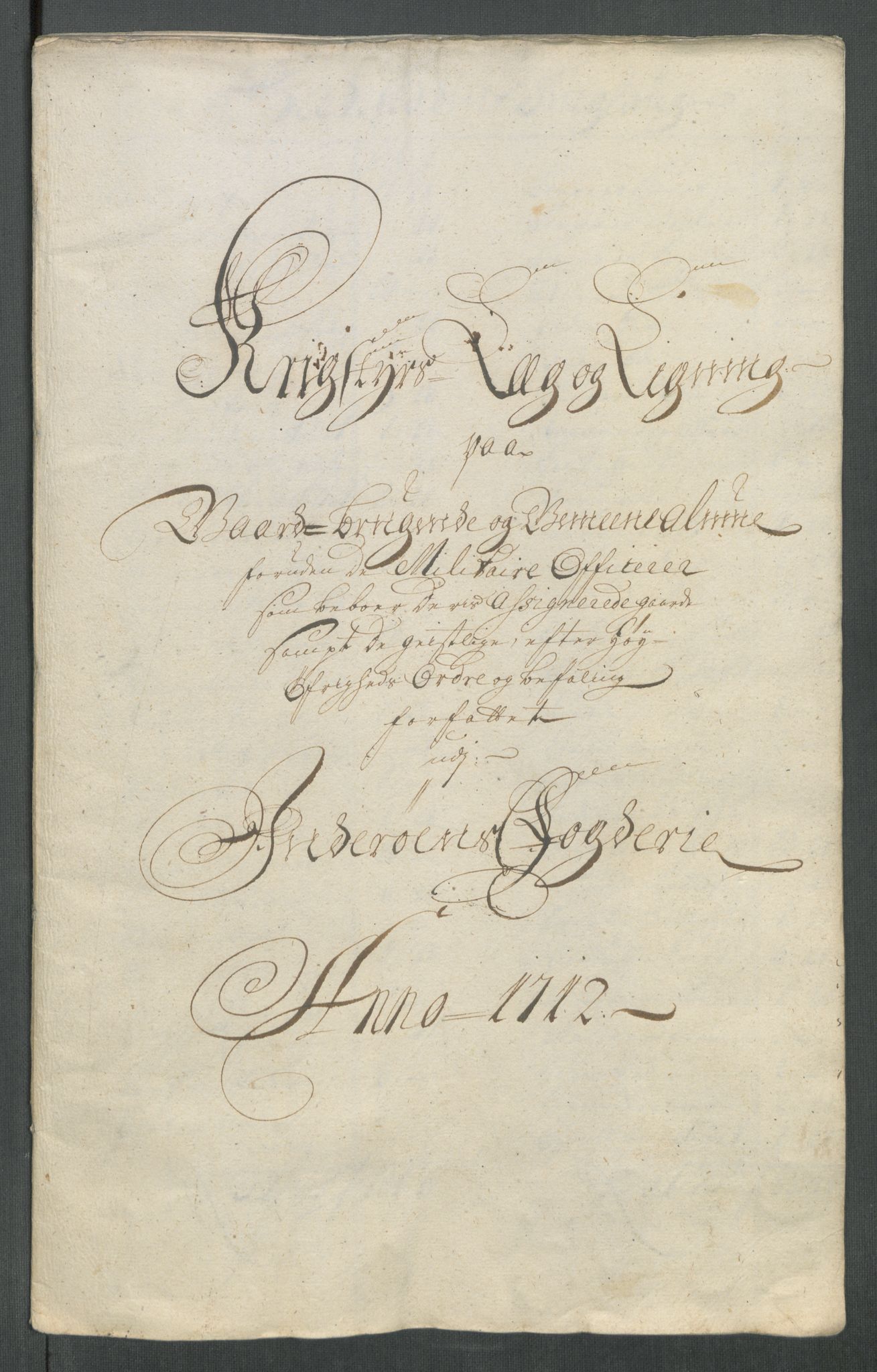 Rentekammeret inntil 1814, Reviderte regnskaper, Fogderegnskap, RA/EA-4092/R63/L4320: Fogderegnskap Inderøy, 1712, s. 160