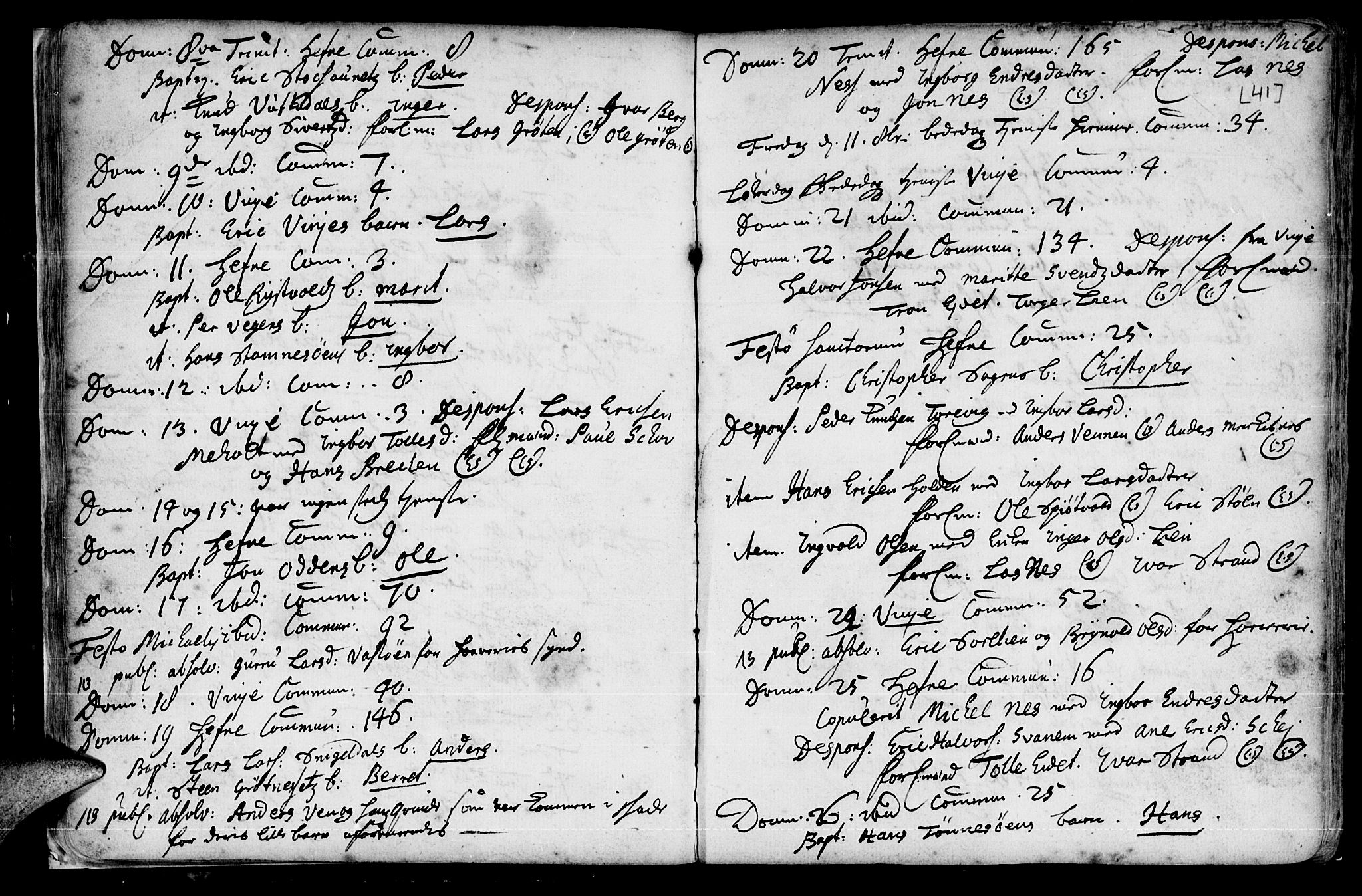 Ministerialprotokoller, klokkerbøker og fødselsregistre - Sør-Trøndelag, AV/SAT-A-1456/630/L0488: Ministerialbok nr. 630A01, 1717-1756, s. 50-51