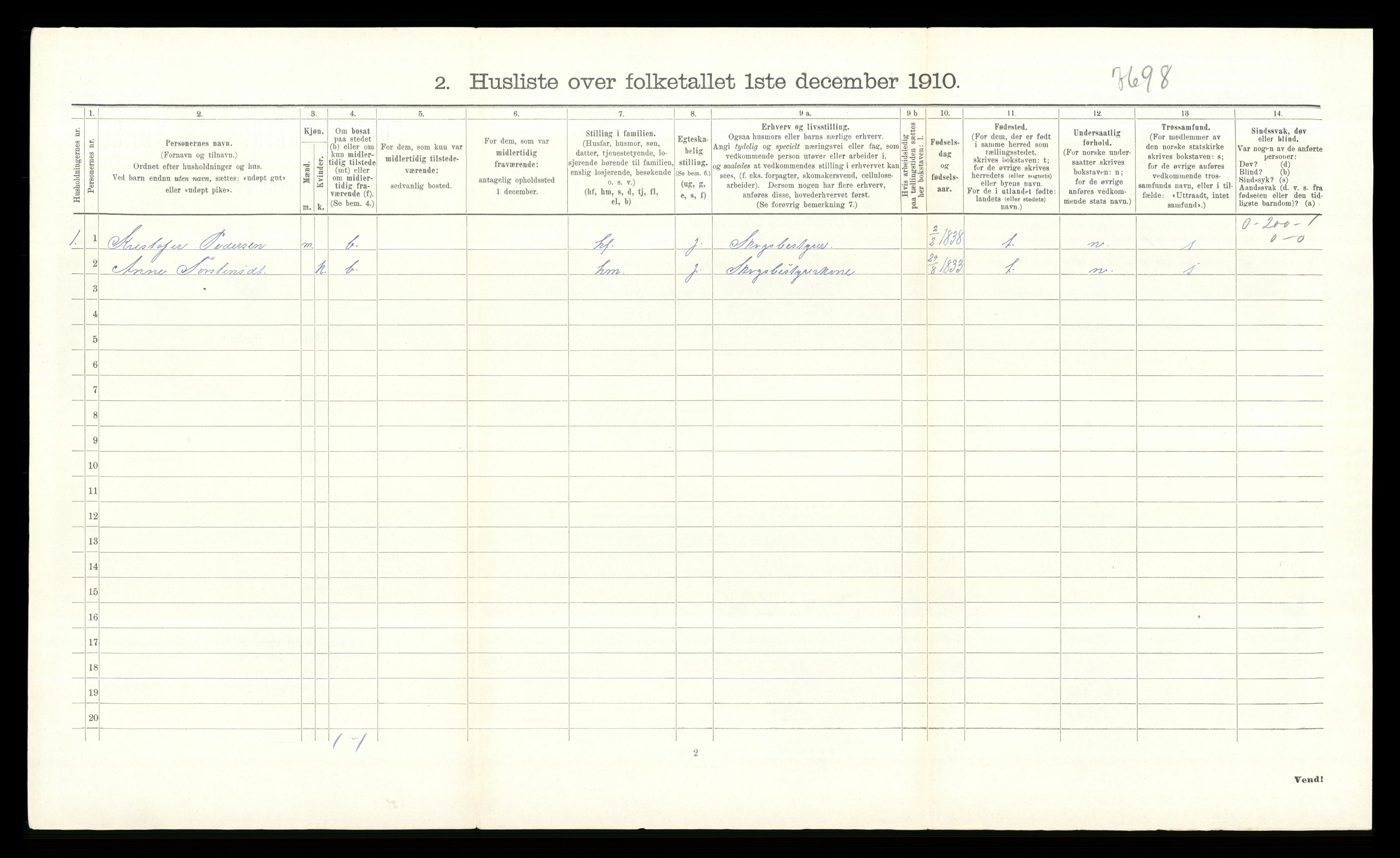 RA, Folketelling 1910 for 0536 Søndre Land herred, 1910, s. 1385