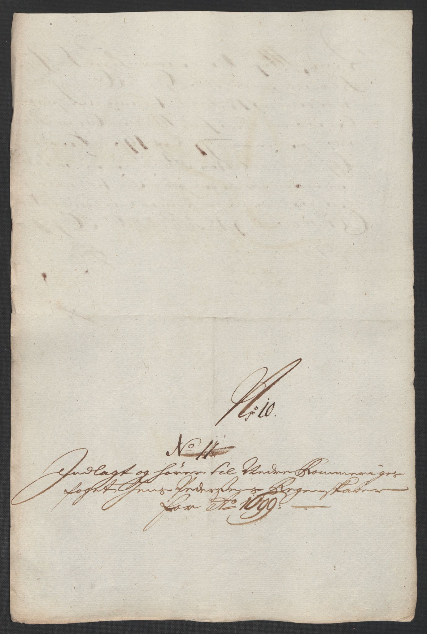 Rentekammeret inntil 1814, Reviderte regnskaper, Fogderegnskap, AV/RA-EA-4092/R11/L0582: Fogderegnskap Nedre Romerike, 1699, s. 211