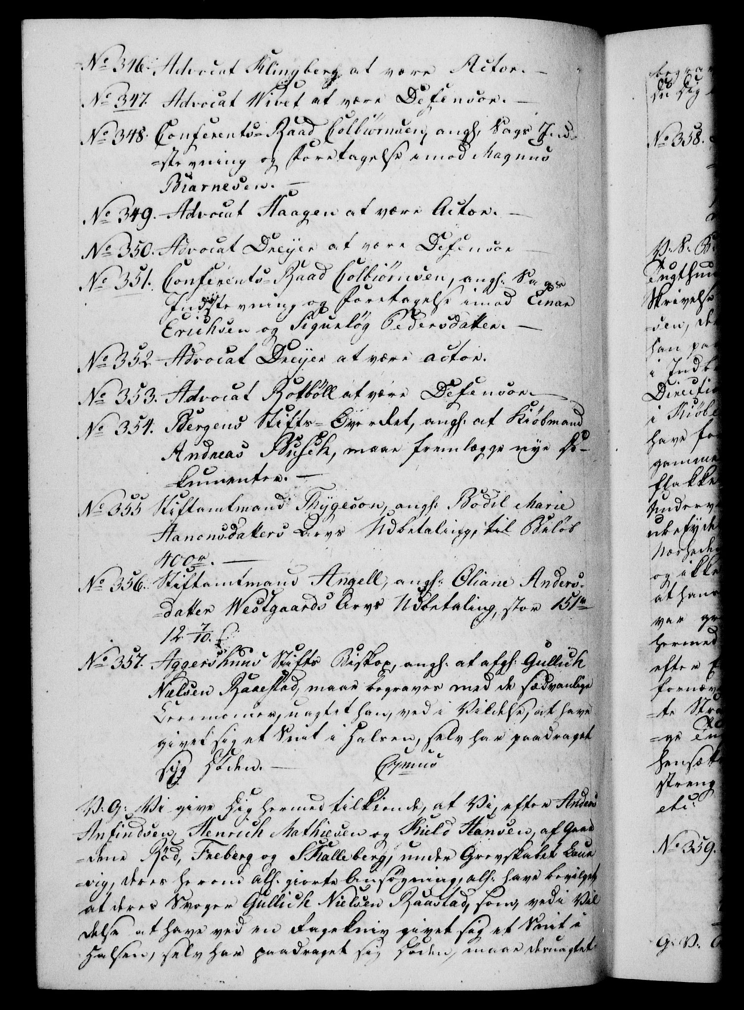 Danske Kanselli 1800-1814, AV/RA-EA-3024/H/Hf/Hfb/Hfba/L0003: Registranter, 1805-1807, s. 67b