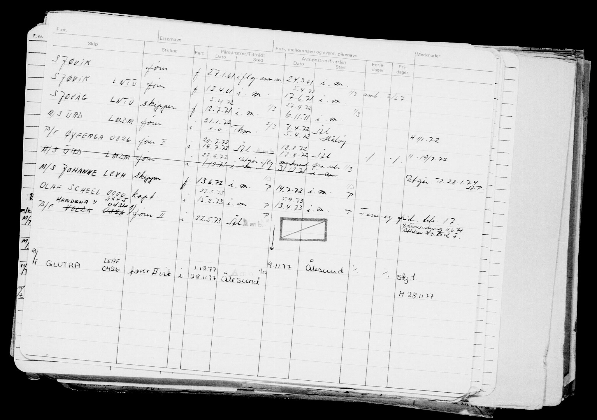 Direktoratet for sjømenn, AV/RA-S-3545/G/Gb/L0106: Hovedkort, 1912, s. 293