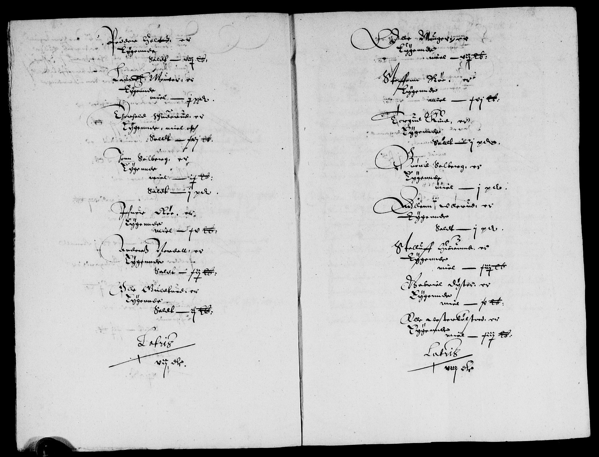 Rentekammeret inntil 1814, Reviderte regnskaper, Lensregnskaper, AV/RA-EA-5023/R/Rb/Rba/L0134: Akershus len, 1637