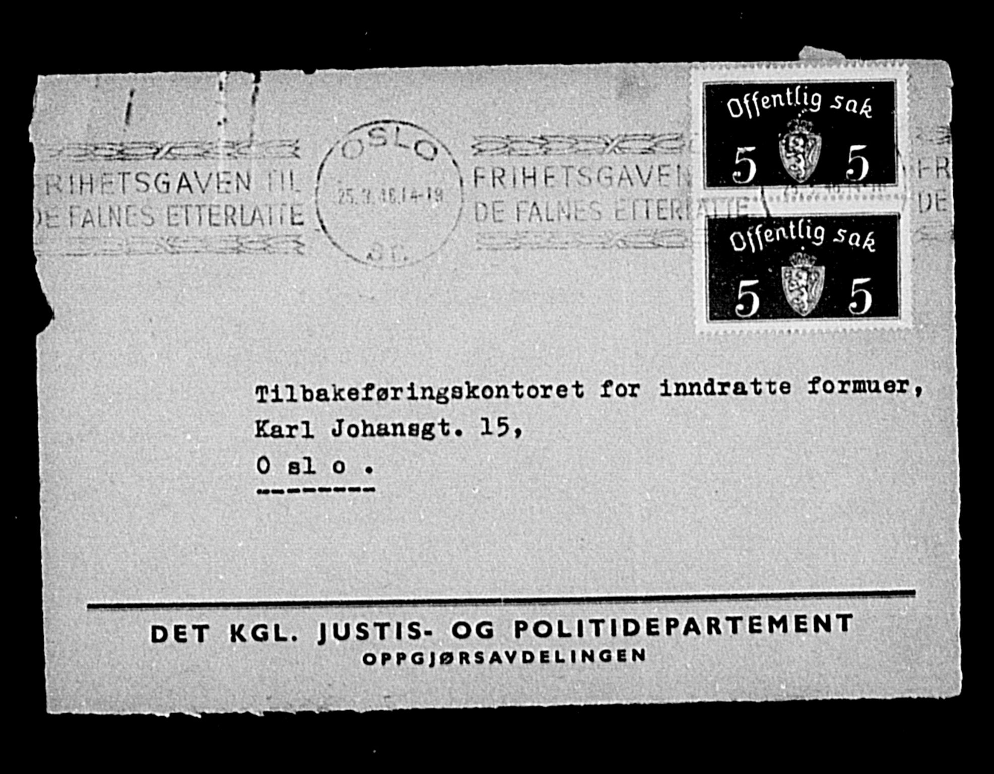 Justisdepartementet, Tilbakeføringskontoret for inndratte formuer, AV/RA-S-1564/H/Hc/Hca/L0891: --, 1945-1947, s. 292