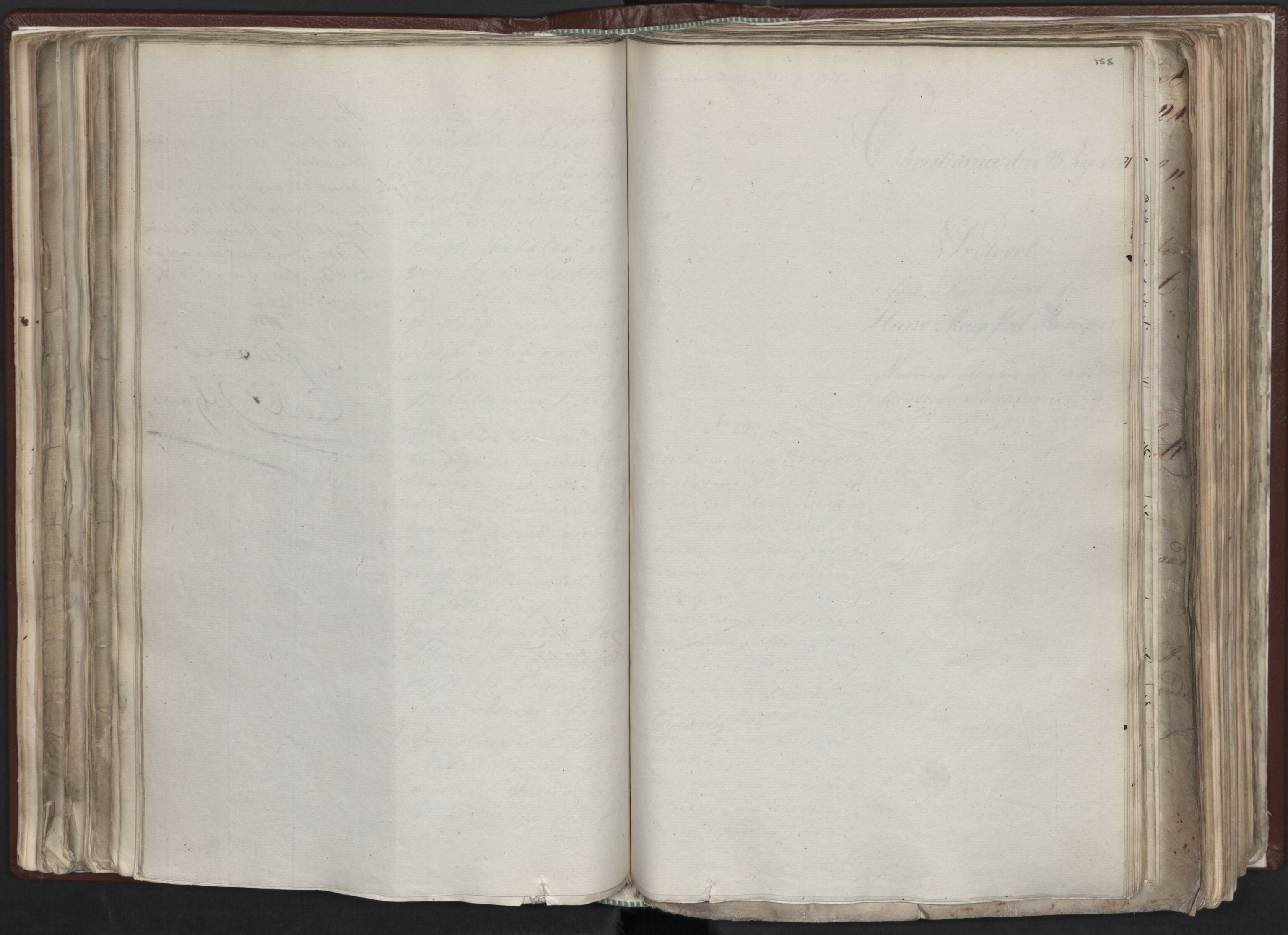Statsrådssekretariatet, AV/RA-S-1001/A/Ab/L0012: Kgl. res. nr. 5679-6008 II, 1821, s. 157b-158a