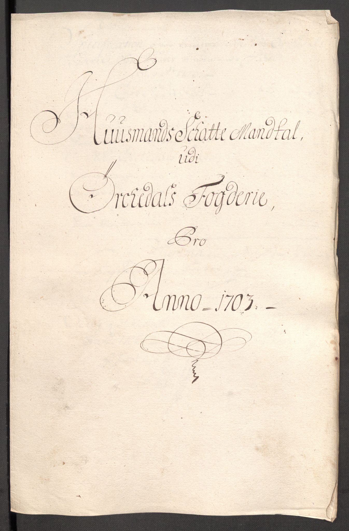 Rentekammeret inntil 1814, Reviderte regnskaper, Fogderegnskap, RA/EA-4092/R60/L3953: Fogderegnskap Orkdal og Gauldal, 1703, s. 174