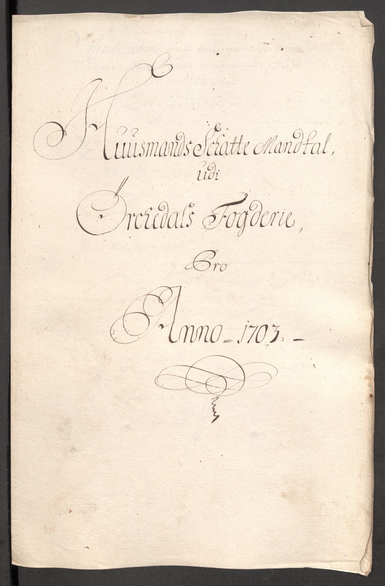 Rentekammeret inntil 1814, Reviderte regnskaper, Fogderegnskap, AV/RA-EA-4092/R60/L3953: Fogderegnskap Orkdal og Gauldal, 1703, s. 174