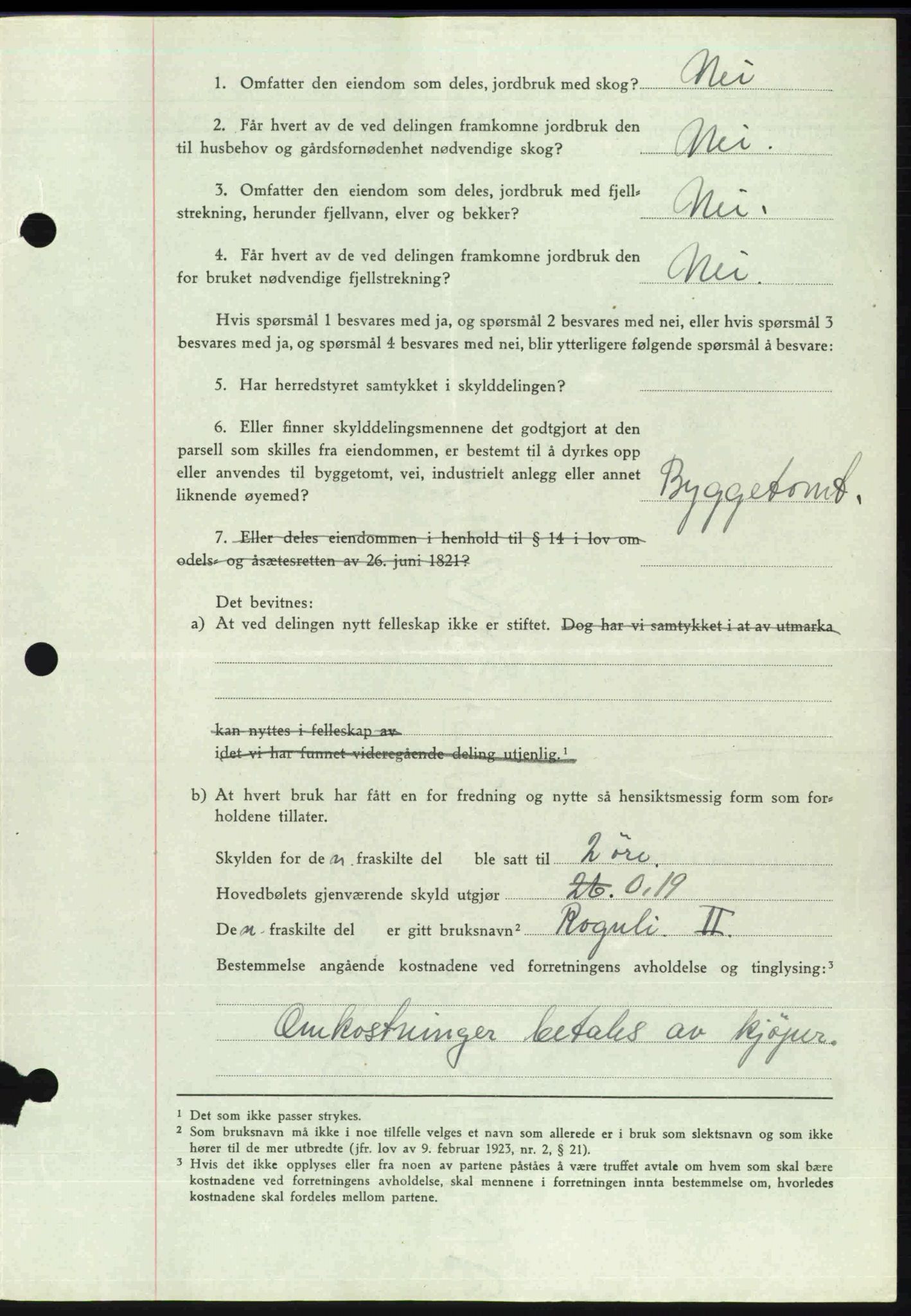 Toten tingrett, SAH/TING-006/H/Hb/Hbc/L0020: Pantebok nr. Hbc-20, 1948-1948, Dagboknr: 1929/1948