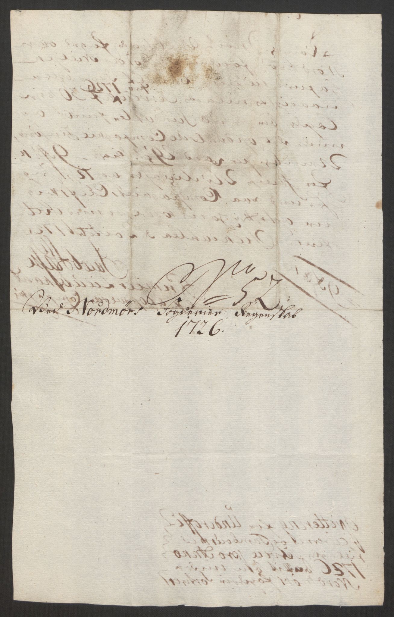 Rentekammeret inntil 1814, Reviderte regnskaper, Fogderegnskap, AV/RA-EA-4092/R56/L3759: Fogderegnskap Nordmøre, 1726, s. 280