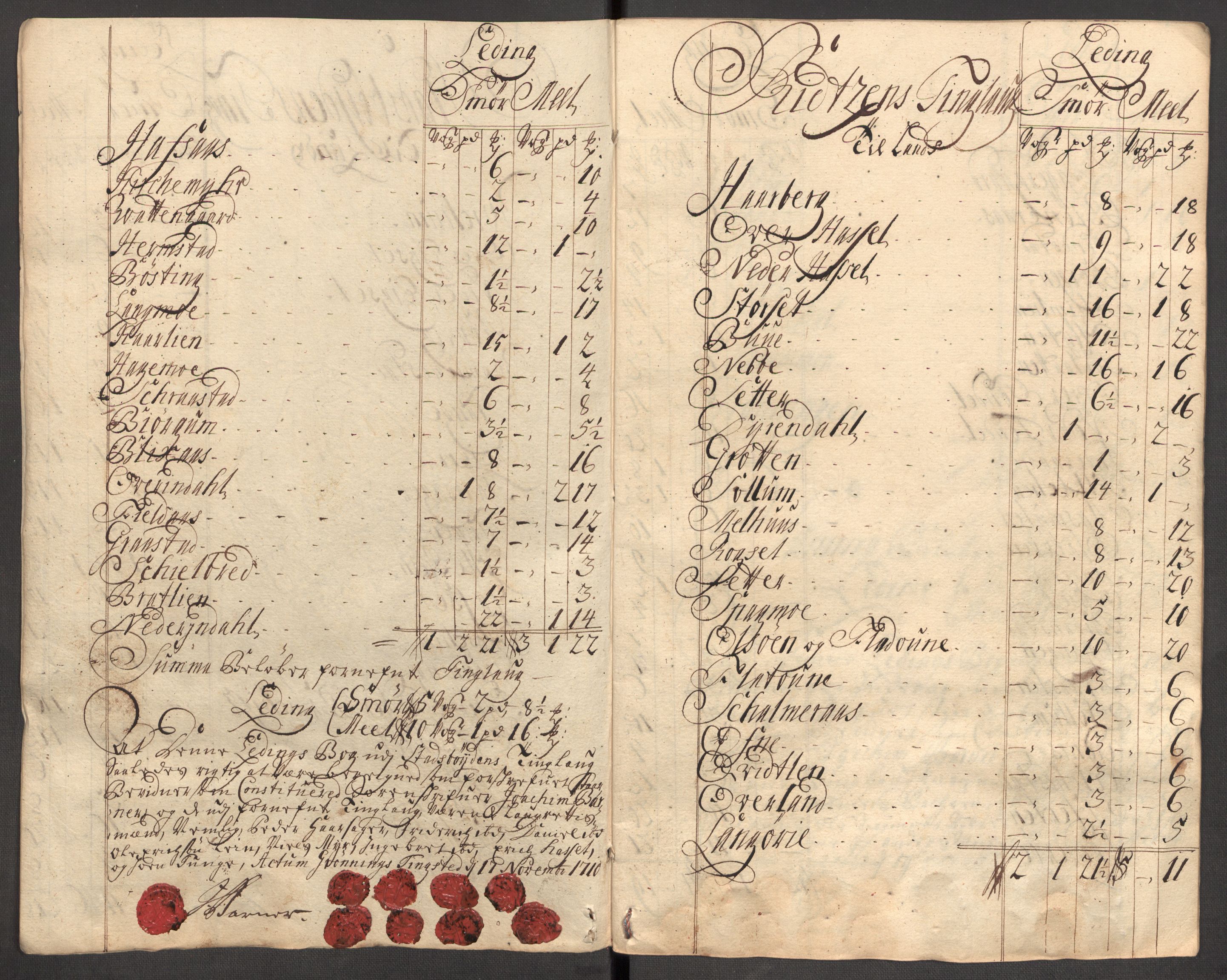 Rentekammeret inntil 1814, Reviderte regnskaper, Fogderegnskap, AV/RA-EA-4092/R57/L3859: Fogderegnskap Fosen, 1710, s. 118
