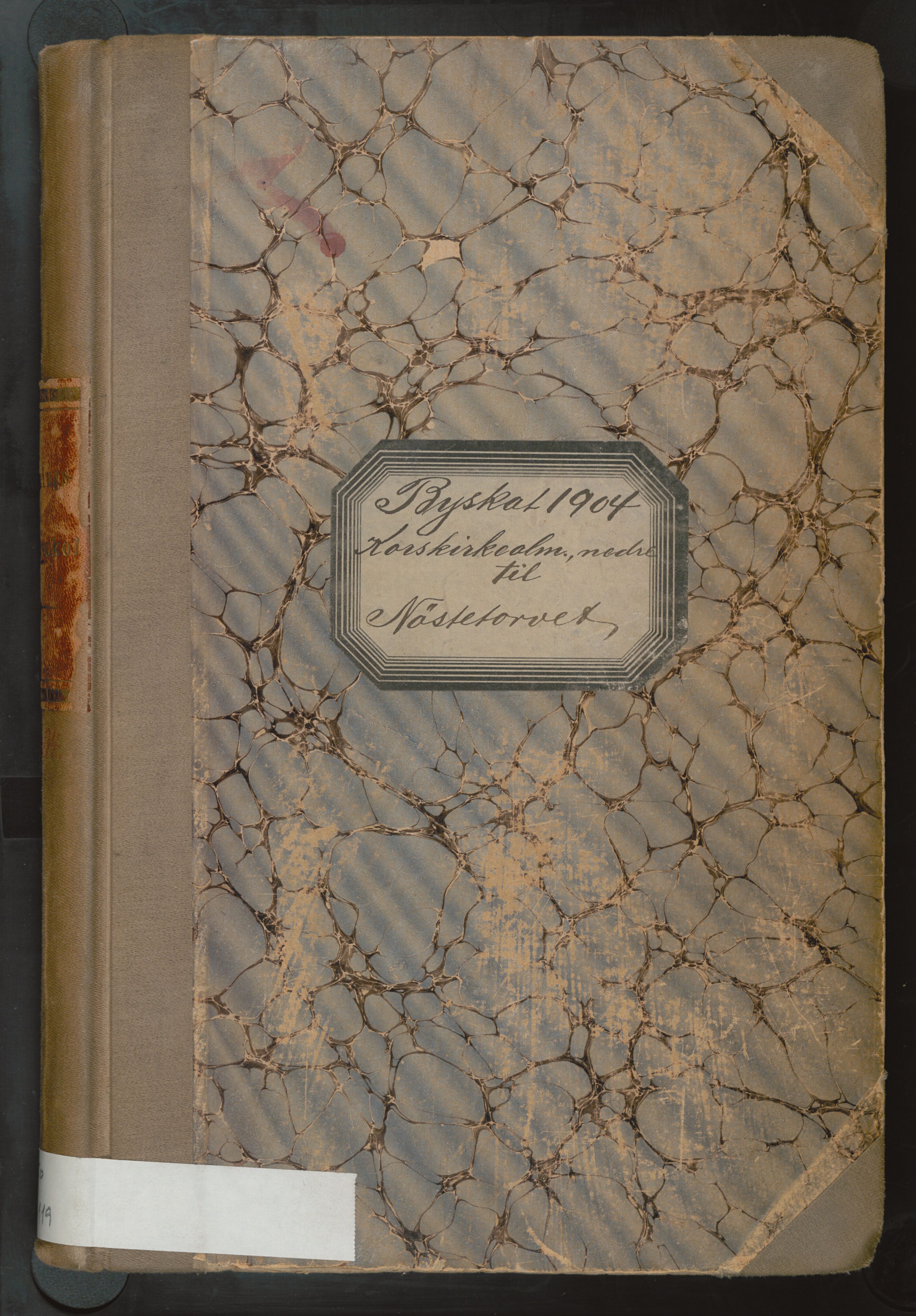 Bergen kommune. Ligningsvesenet, BBA/A-1209/1750/H/Ha/Hab/L0119: Skattelister. Byskatt 1904, 1904
