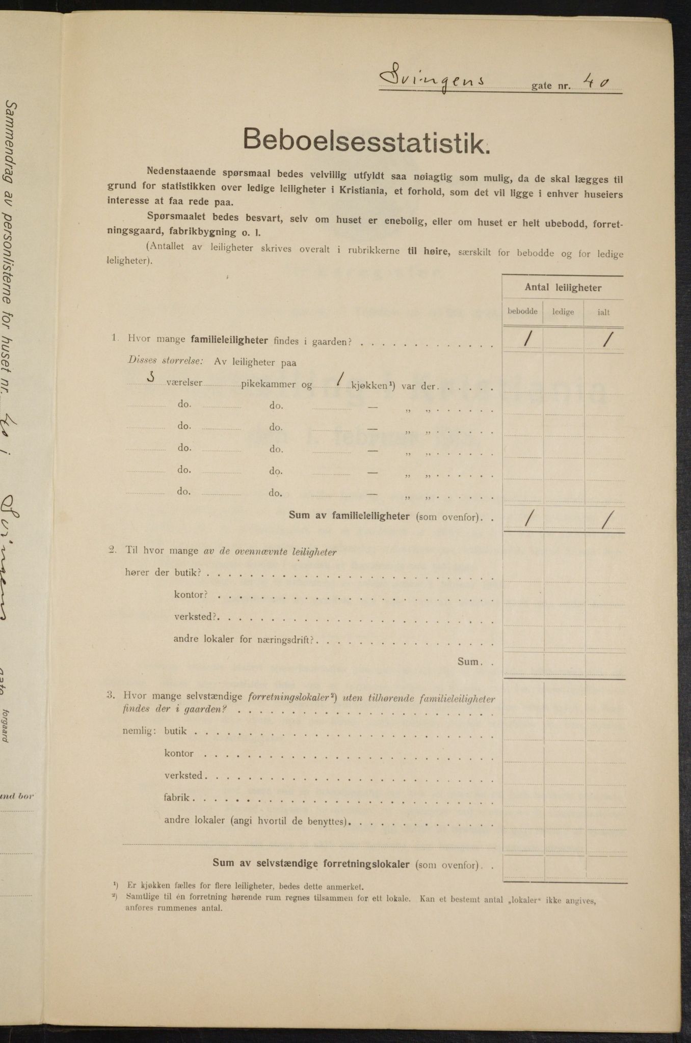 OBA, Kommunal folketelling 1.2.1915 for Kristiania, 1915, s. 106476