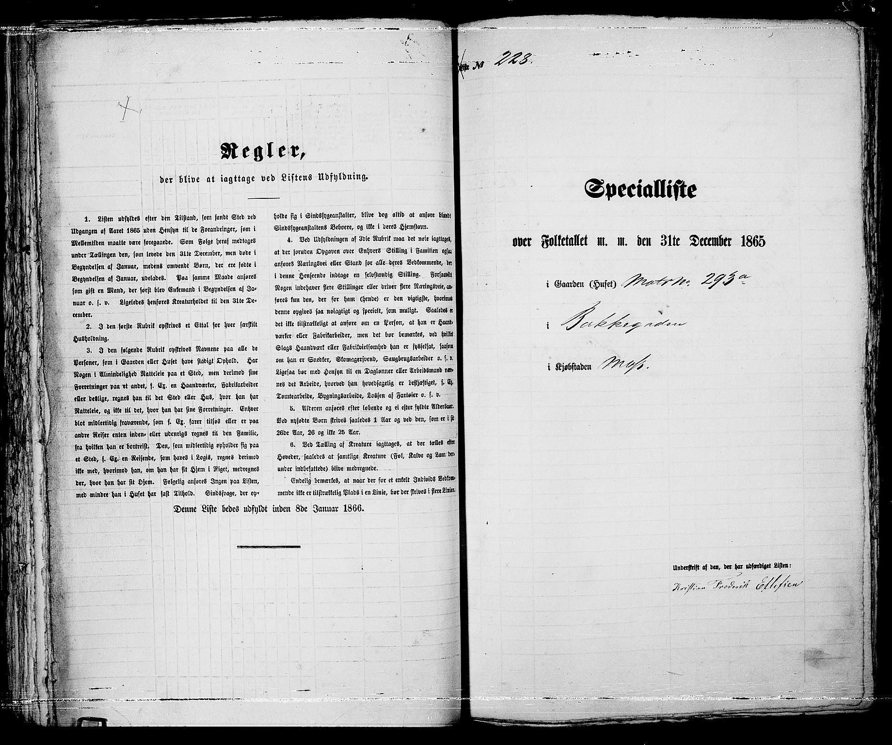 RA, Folketelling 1865 for 0104B Moss prestegjeld, Moss kjøpstad, 1865, s. 474