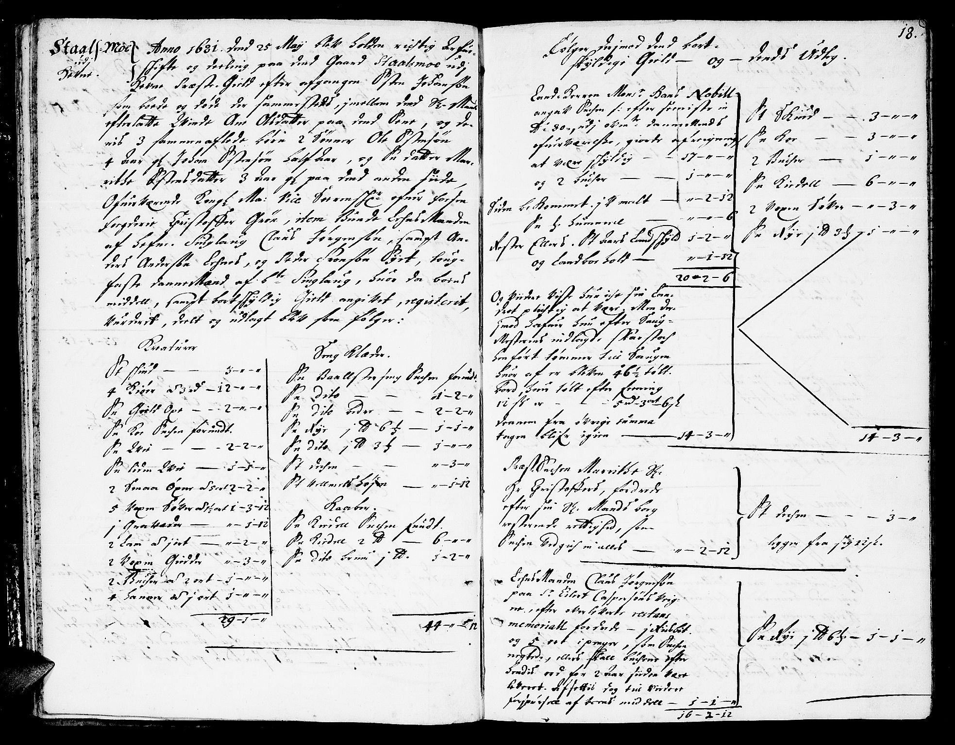 Fosen sorenskriveri, SAT/A-1107/1/3/3A/L0001: Skifteprotokoll, 1681-1687, s. 17b-18a