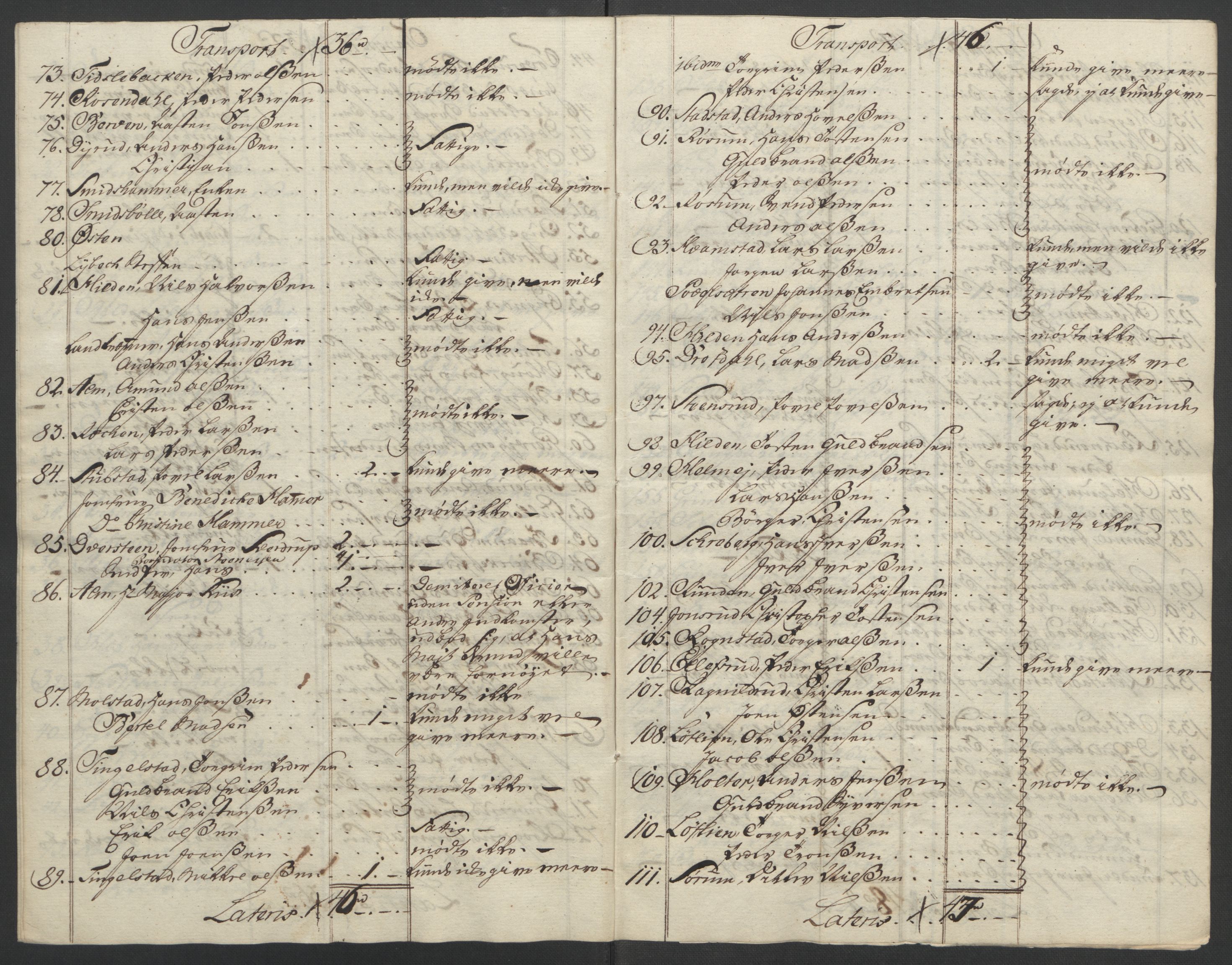 Rentekammeret inntil 1814, Reviderte regnskaper, Fogderegnskap, AV/RA-EA-4092/R19/L1399: Fogderegnskap Toten, Hadeland og Vardal, 1762-1783, s. 313