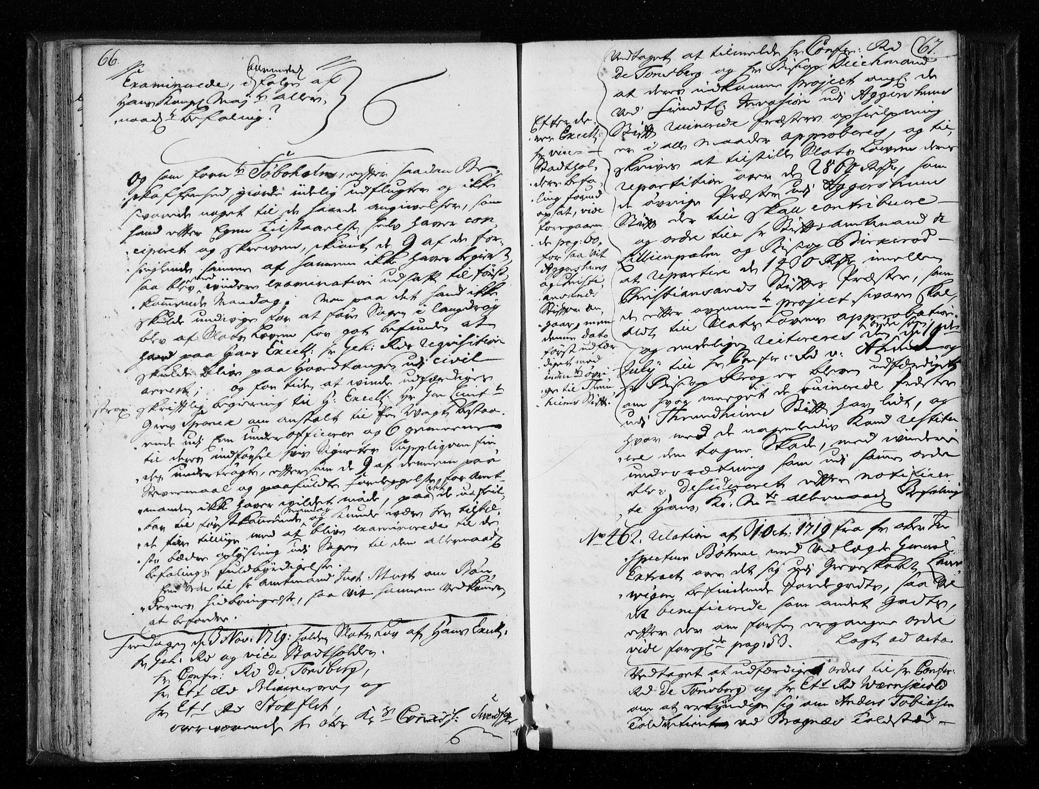 Stattholderembetet 1572-1771, AV/RA-EA-2870/Aa/L0010: Voteringsprotokoll (konseptprotokoll), 1719-1722, s. 66-67