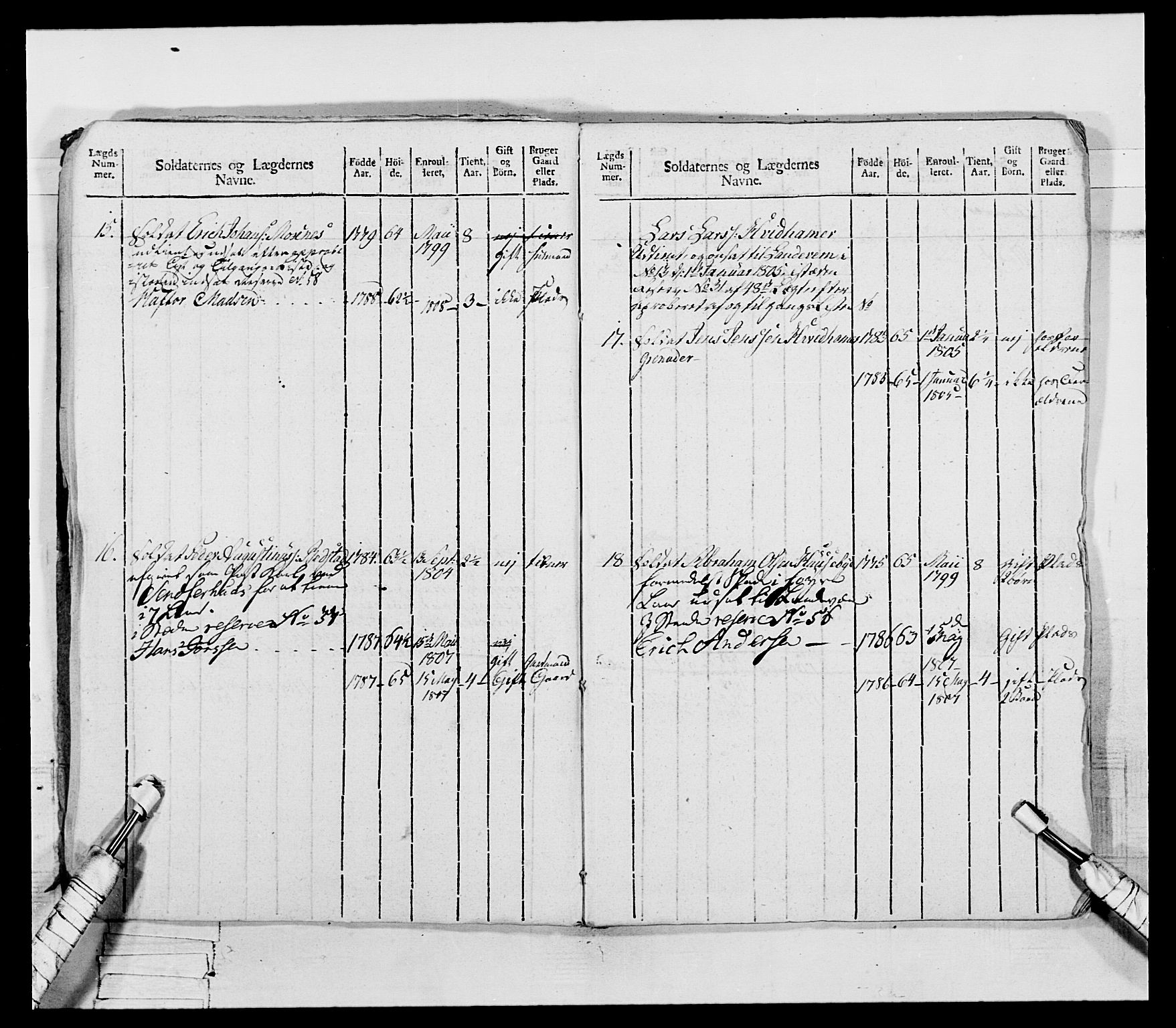 Generalitets- og kommissariatskollegiet, Det kongelige norske kommissariatskollegium, AV/RA-EA-5420/E/Eh/L0075b: 1. Trondheimske nasjonale infanteriregiment, 1807, s. 12