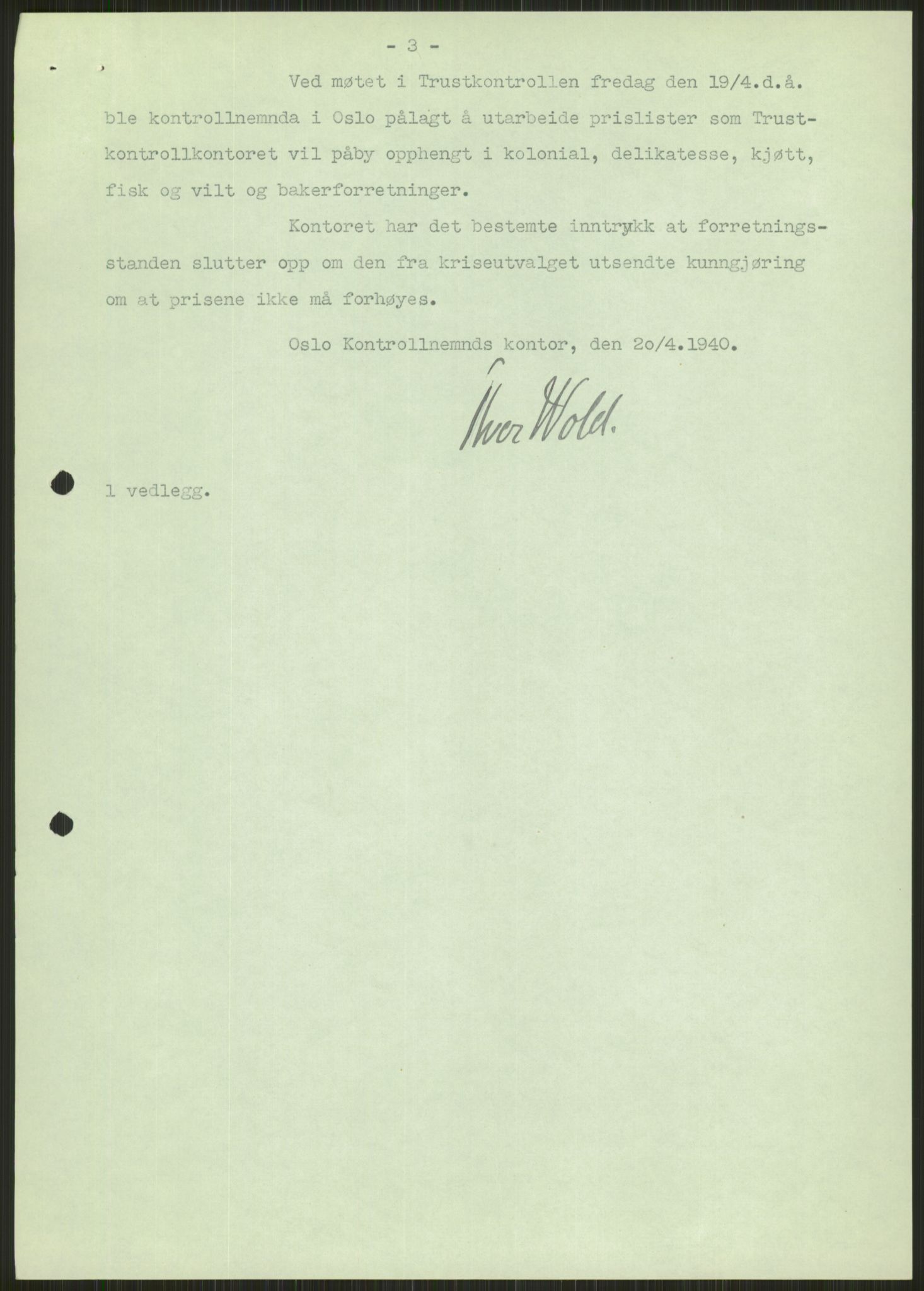 Forsvaret, Forsvarets krigshistoriske avdeling, AV/RA-RAFA-2017/Y/Ya/L0013: II-C-11-31 - Fylkesmenn.  Rapporter om krigsbegivenhetene 1940., 1940, s. 661