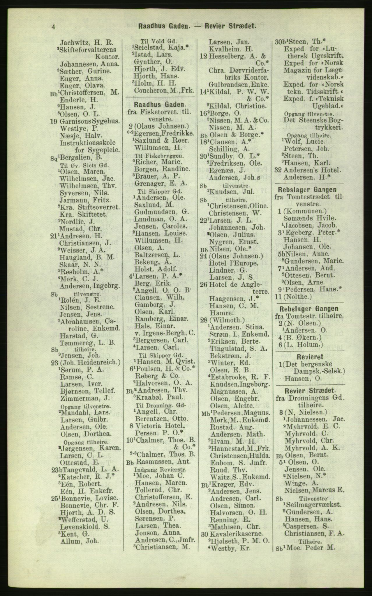 Kristiania/Oslo adressebok, PUBL/-, 1884, s. 84