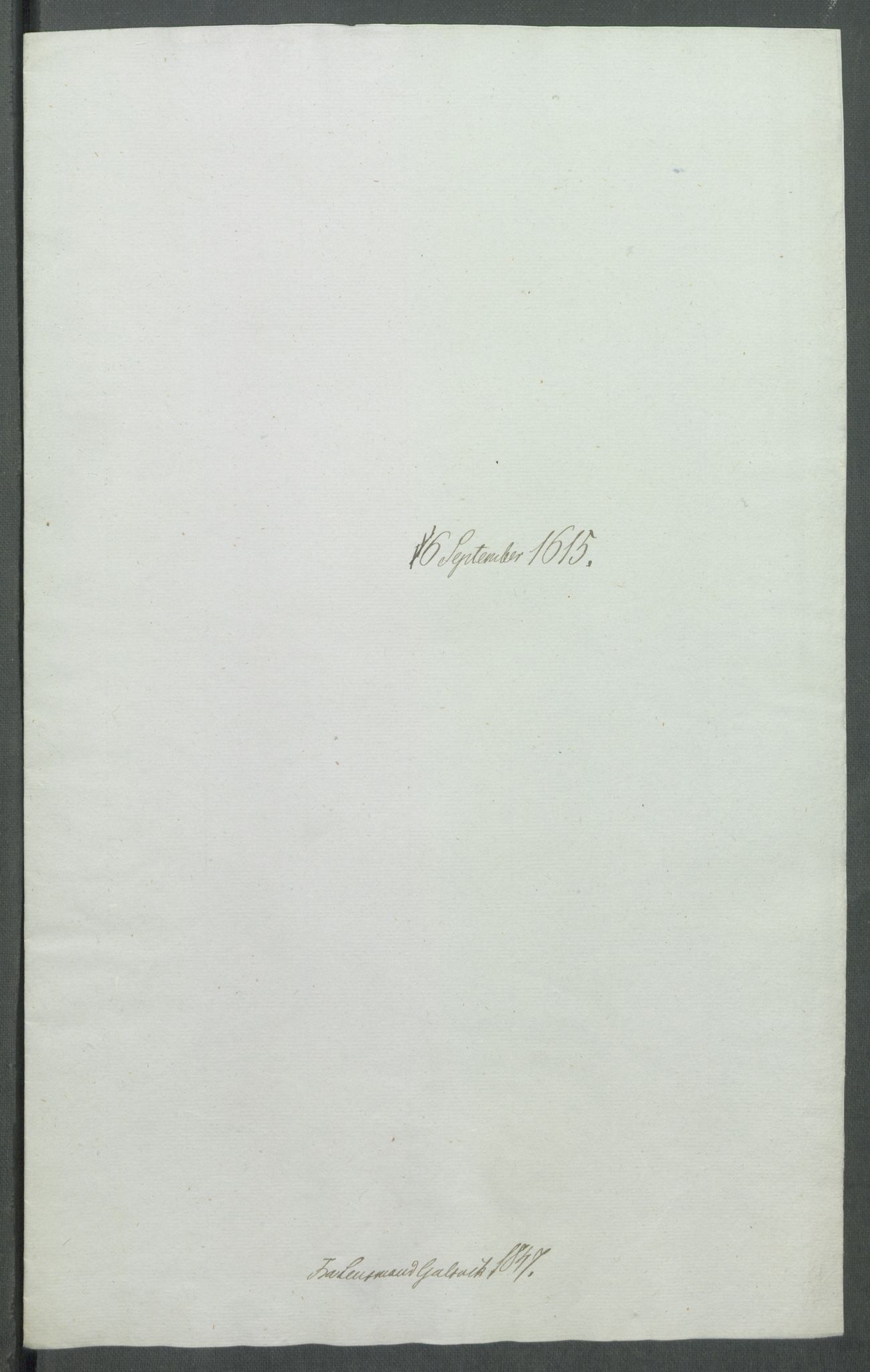 Riksarkivets diplomsamling, AV/RA-EA-5965/F02/L0124: Dokumenter, 1615, s. 6