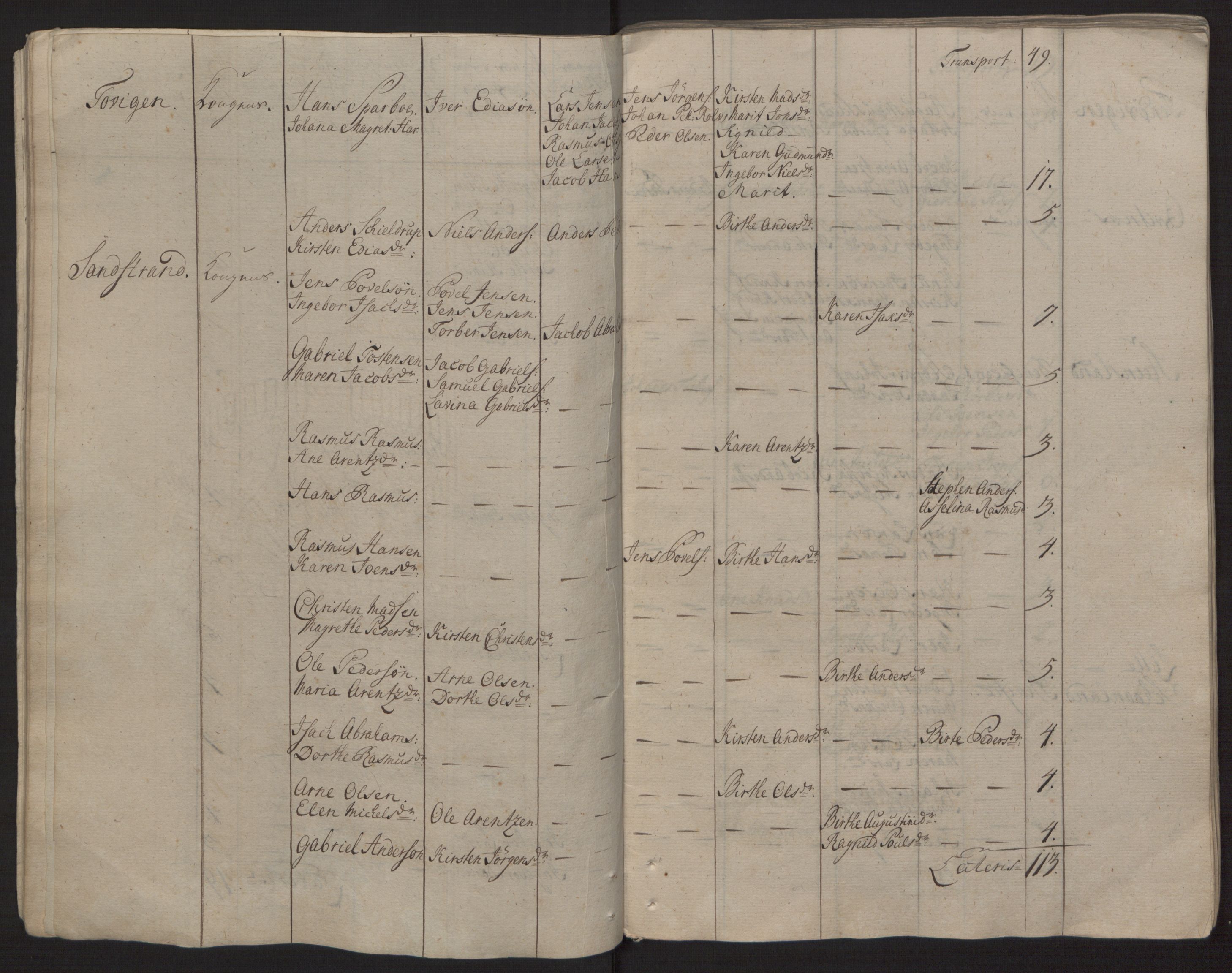 Rentekammeret inntil 1814, Reviderte regnskaper, Fogderegnskap, RA/EA-4092/R68/L4845: Ekstraskatten Senja og Troms, 1762-1765, s. 40