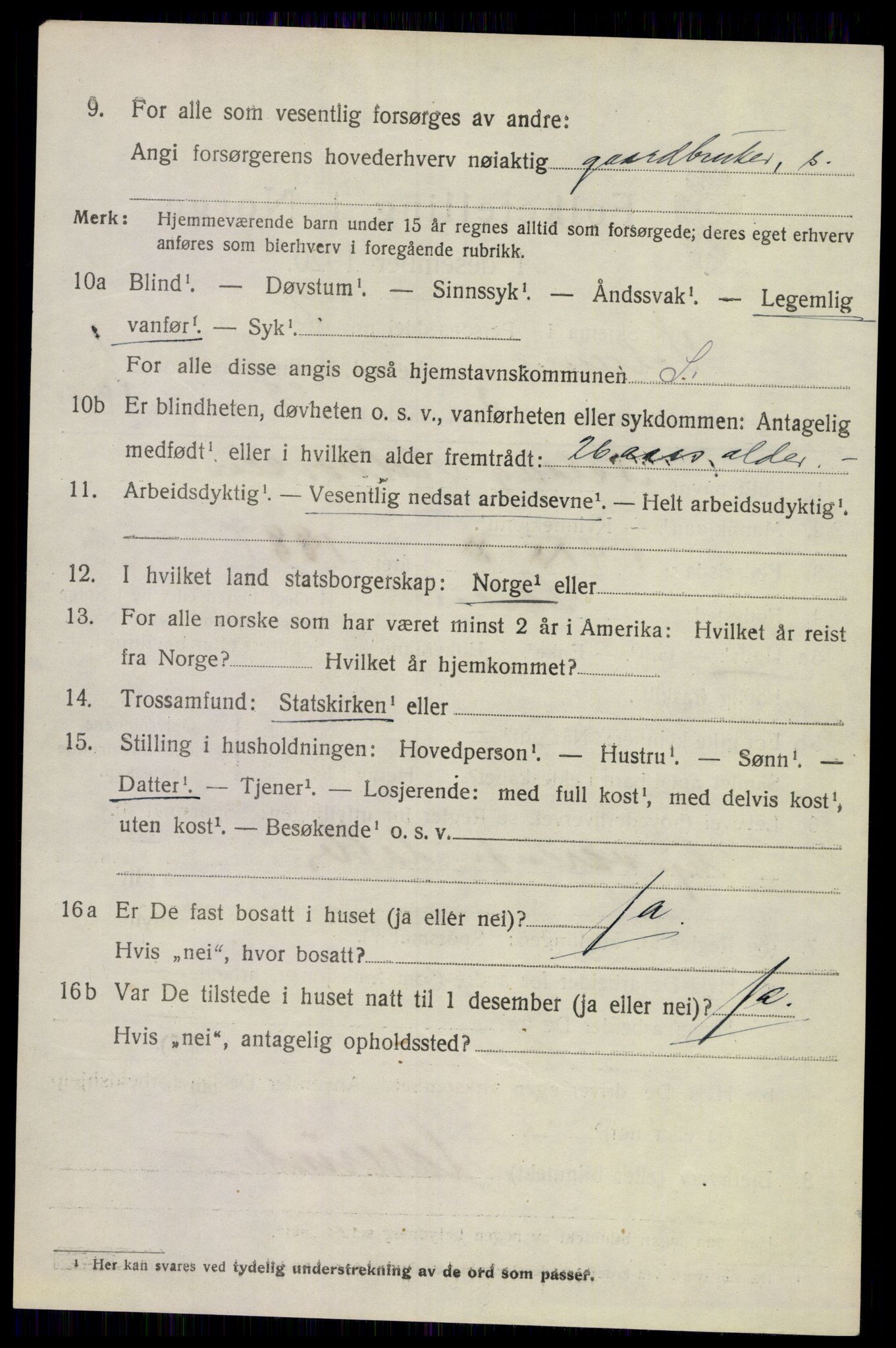 SAKO, Folketelling 1920 for 0818 Solum herred, 1920, s. 2281