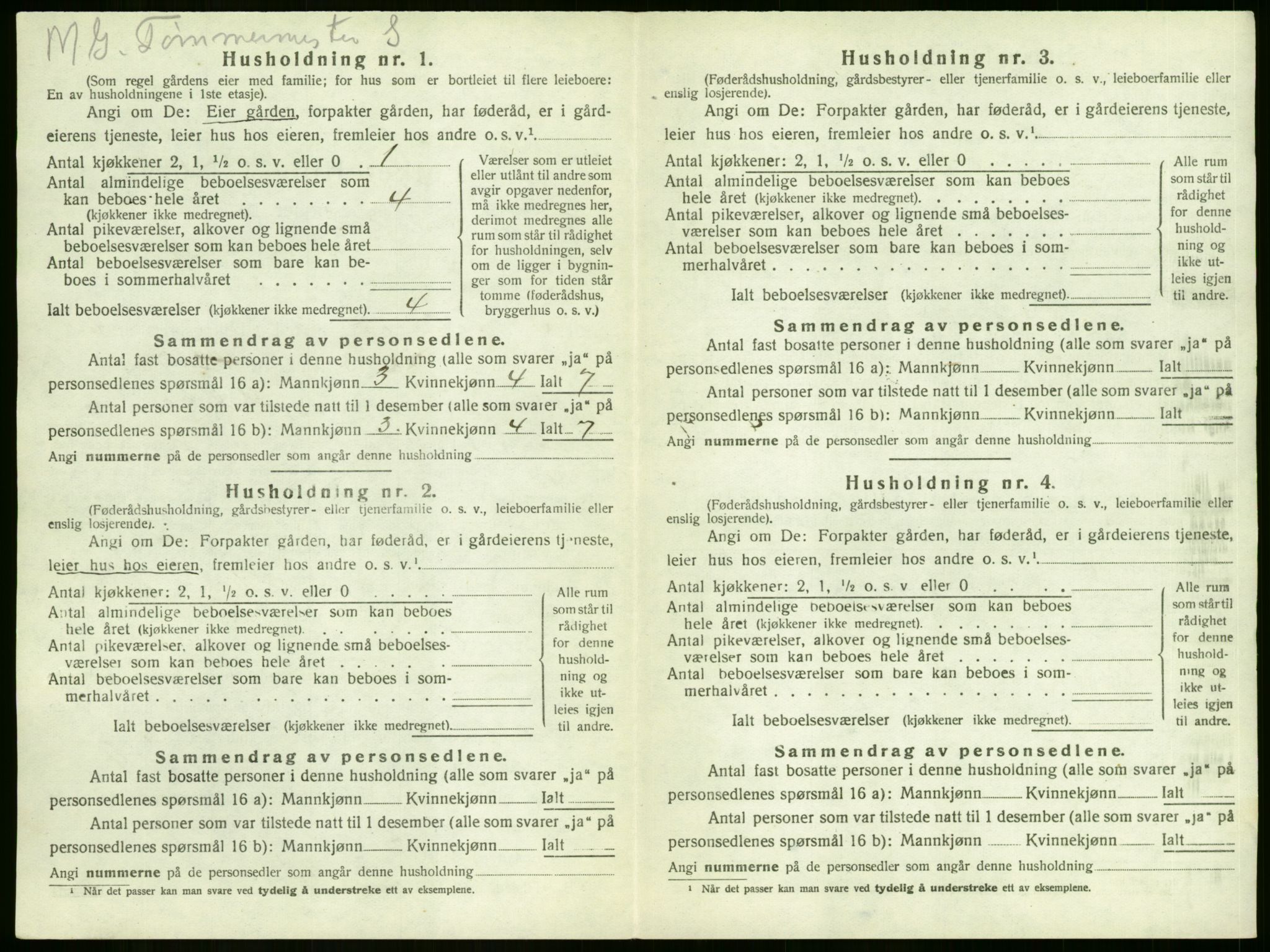 SAKO, Folketelling 1920 for 0724 Sandeherred herred, 1920, s. 1127