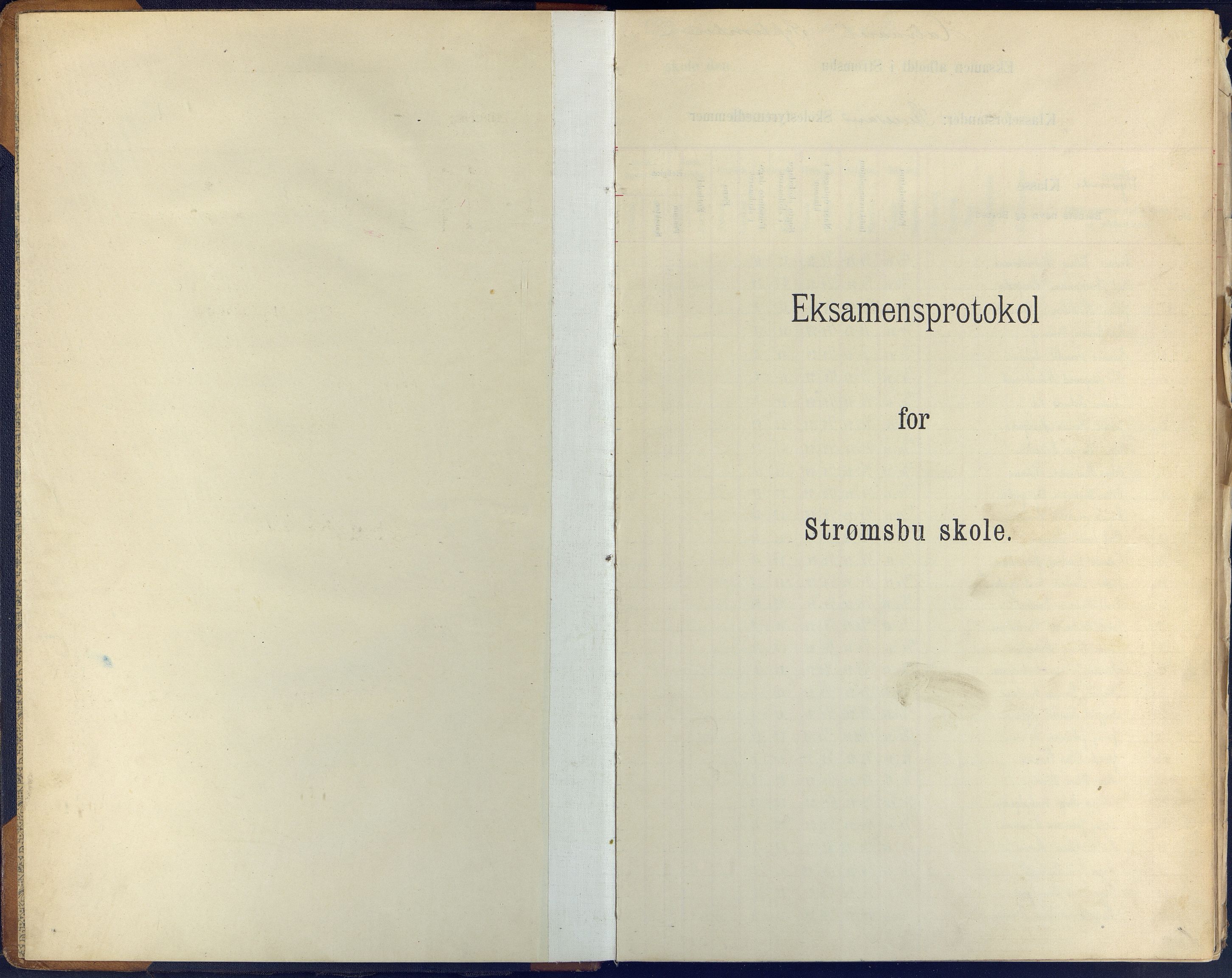 Arendal kommune, Katalog I, AAKS/KA0906-PK-I/07/L0409: Eksamensprotokoll, 1899-1903