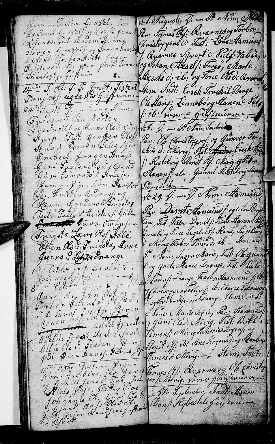 Oddernes sokneprestkontor, SAK/1111-0033/F/Fb/Fba/L0002: Klokkerbok nr. B 2, 1791-1806, s. 32