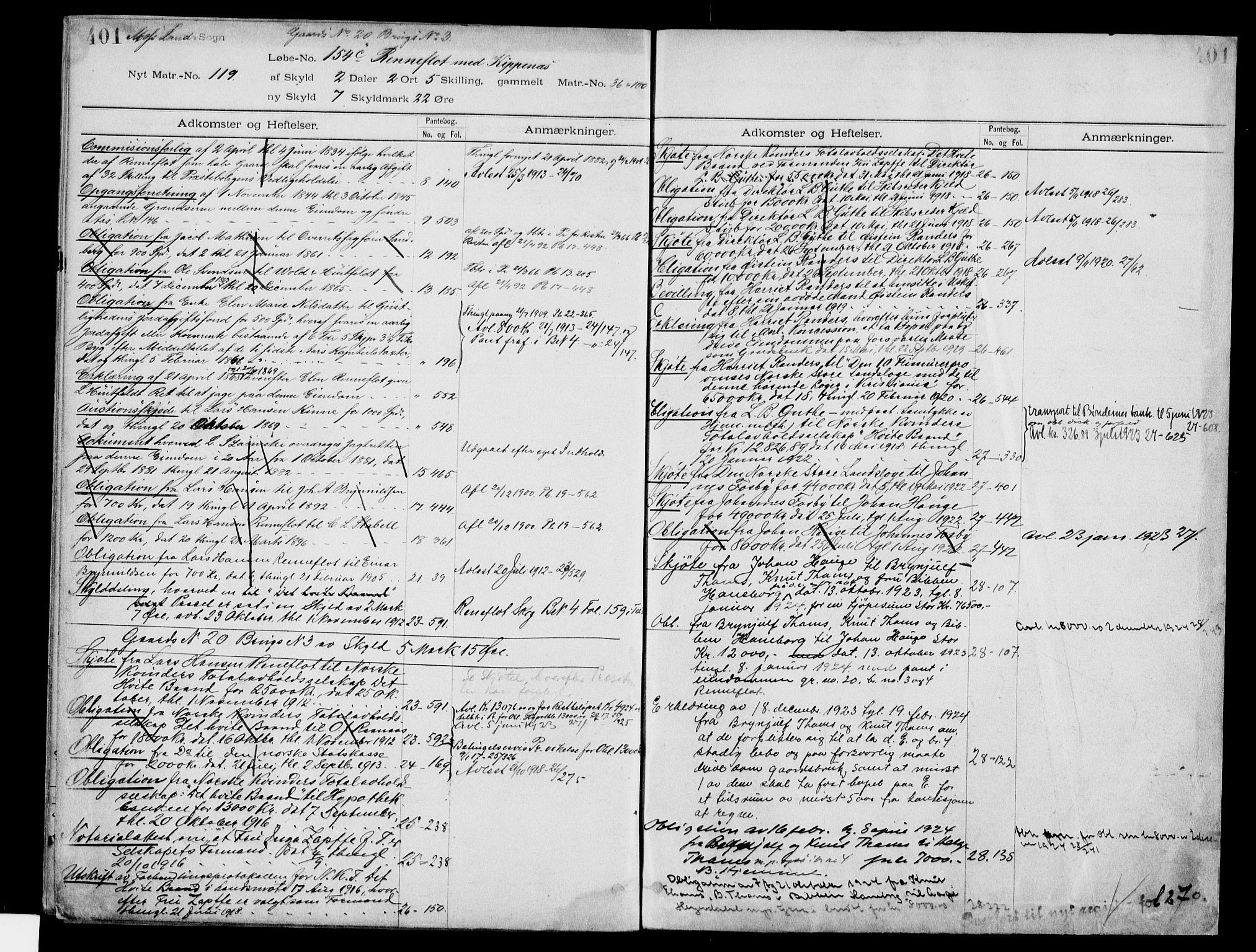 Moss sorenskriveri, SAO/A-10168: Panteregister nr. IV 3b, 1769-1926, s. 401