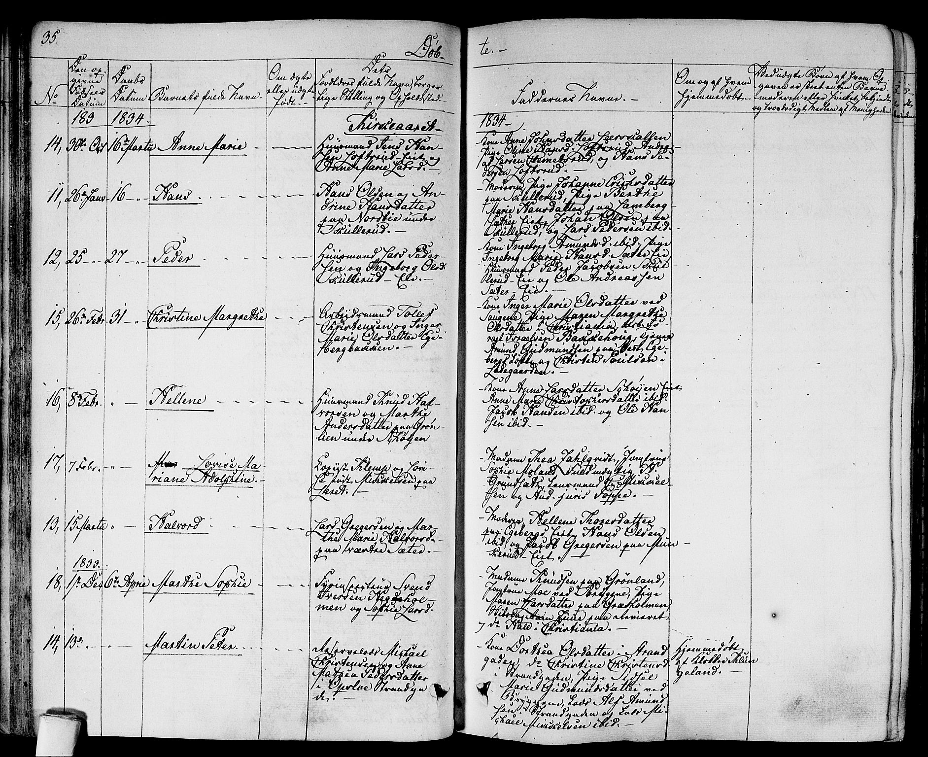Gamlebyen prestekontor Kirkebøker, AV/SAO-A-10884/F/Fa/L0003: Ministerialbok nr. 3, 1829-1849, s. 35