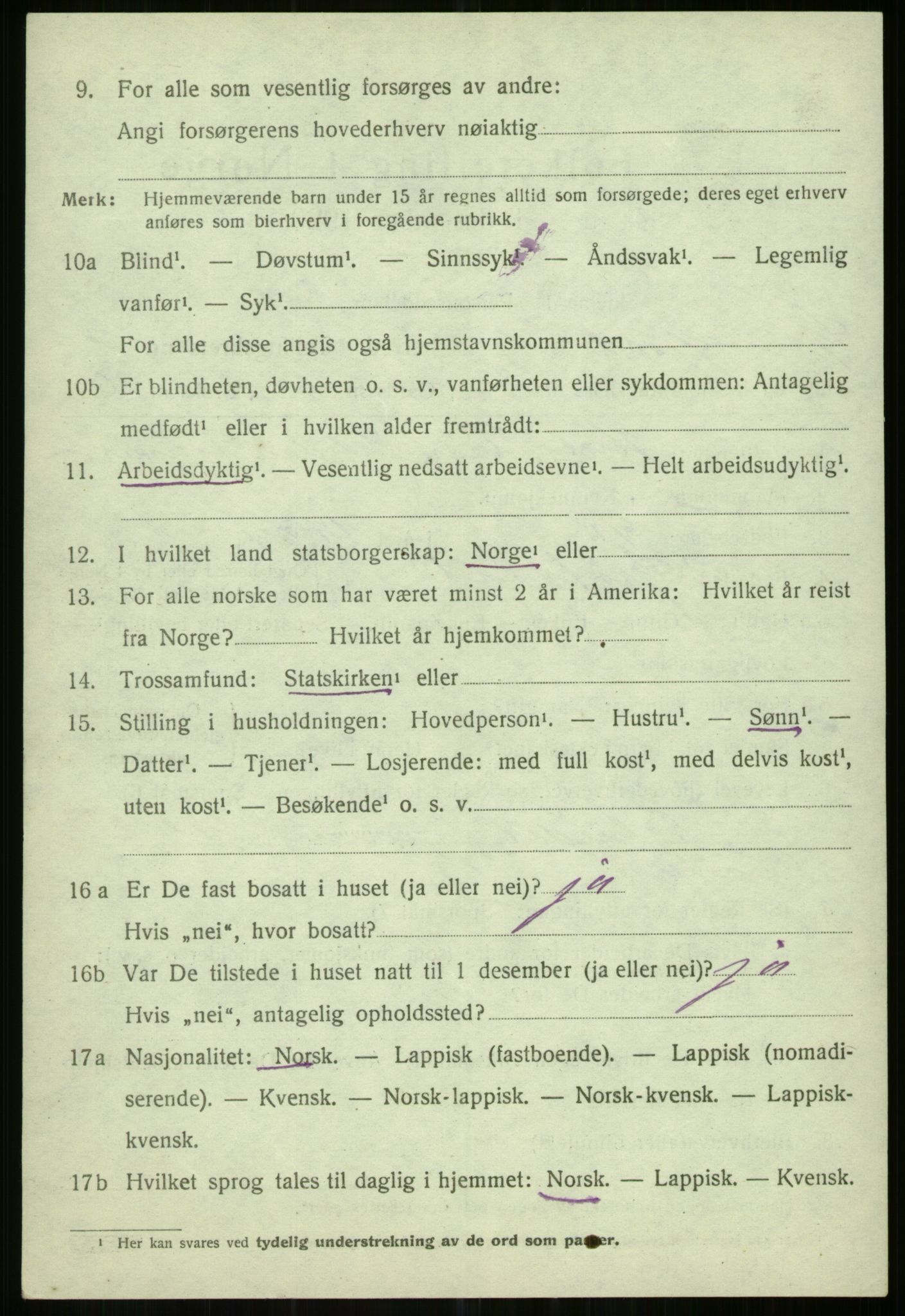 SATØ, Folketelling 1920 for 1935 Helgøy herred, 1920, s. 1474