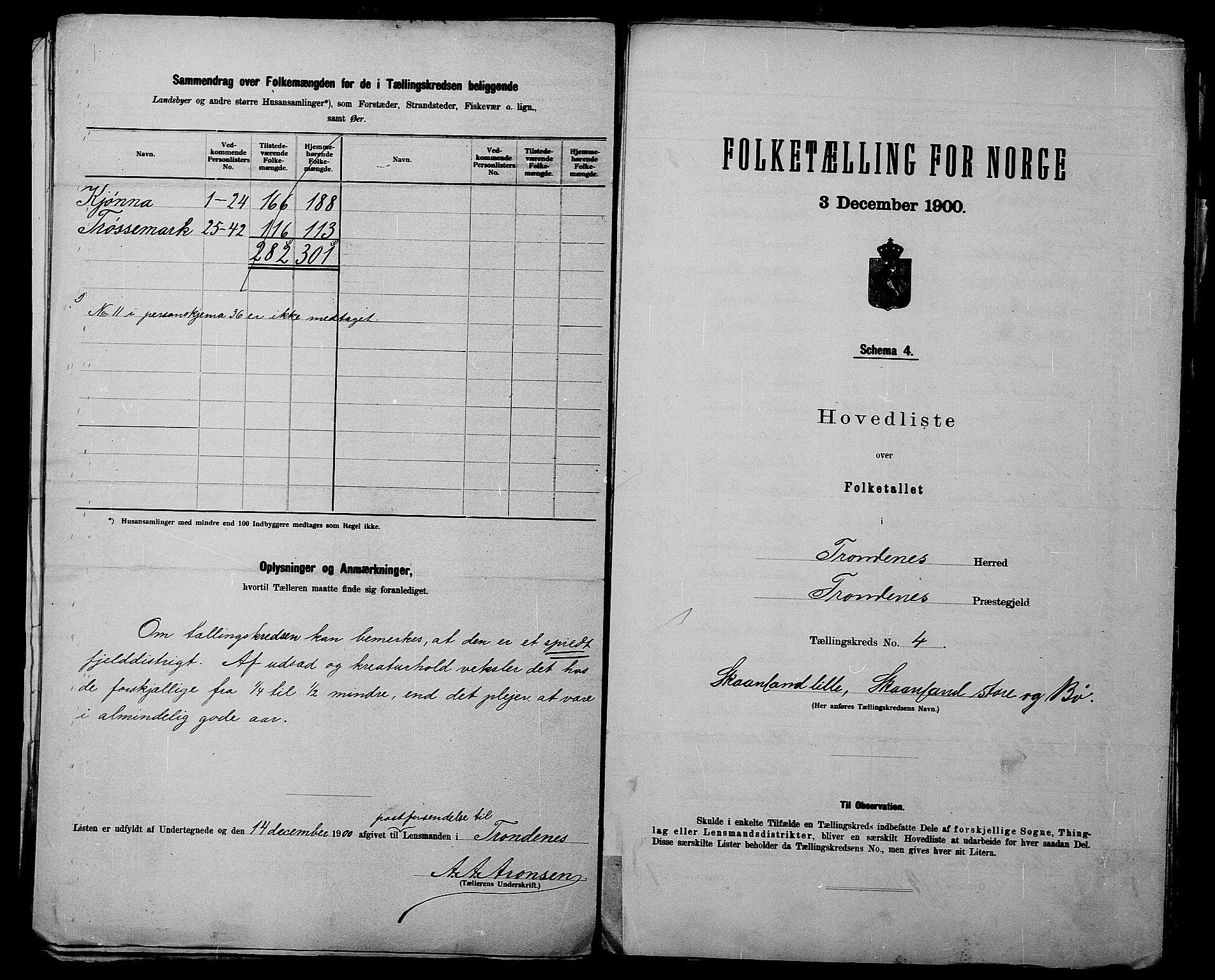 SATØ, Folketelling 1900 for 1914 Trondenes herred, 1900, s. 16