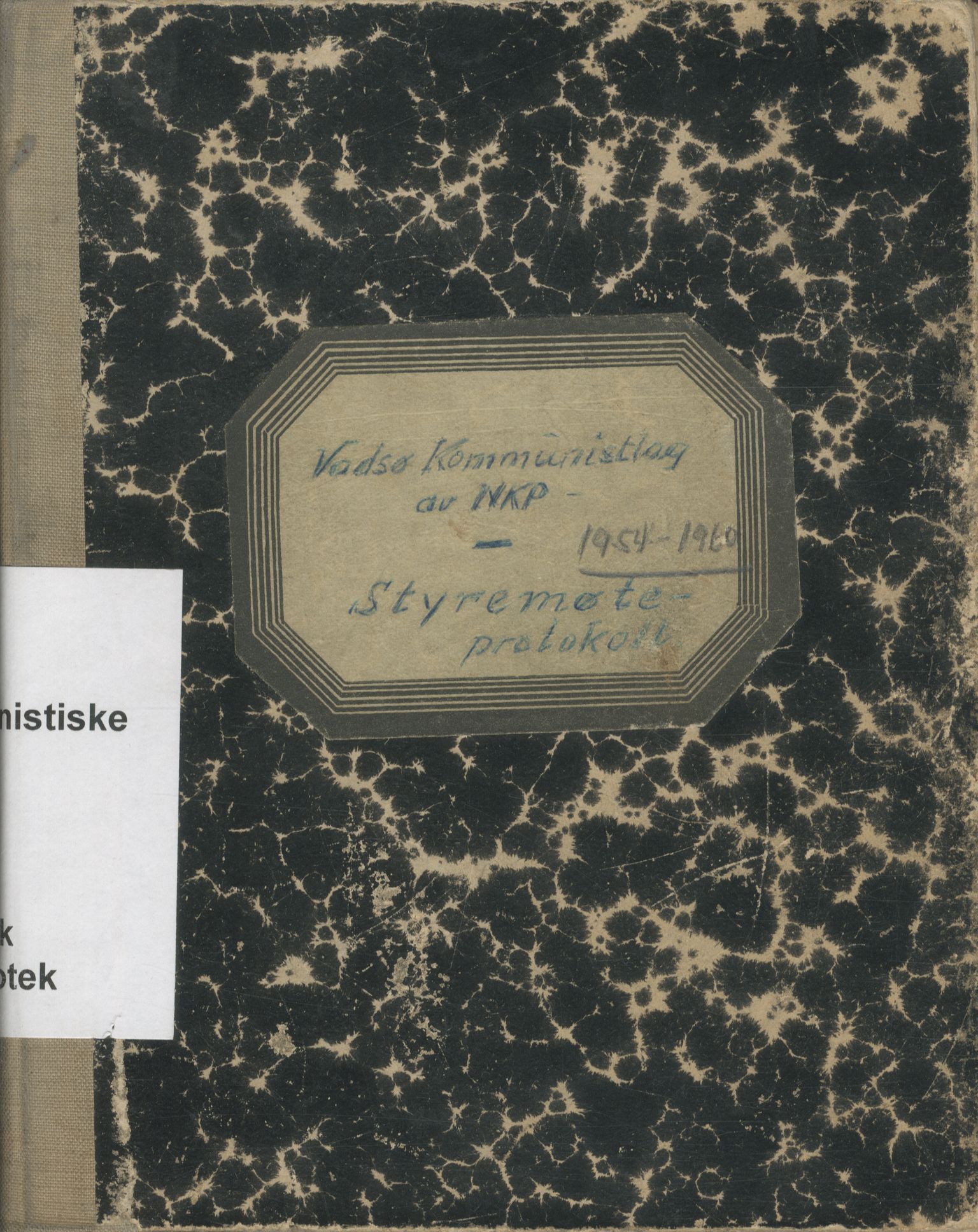 Vadsø kommunistiske parti, FMFB/A-1070/A/Aa/L0002: Styreprotokoll, 1954-1960