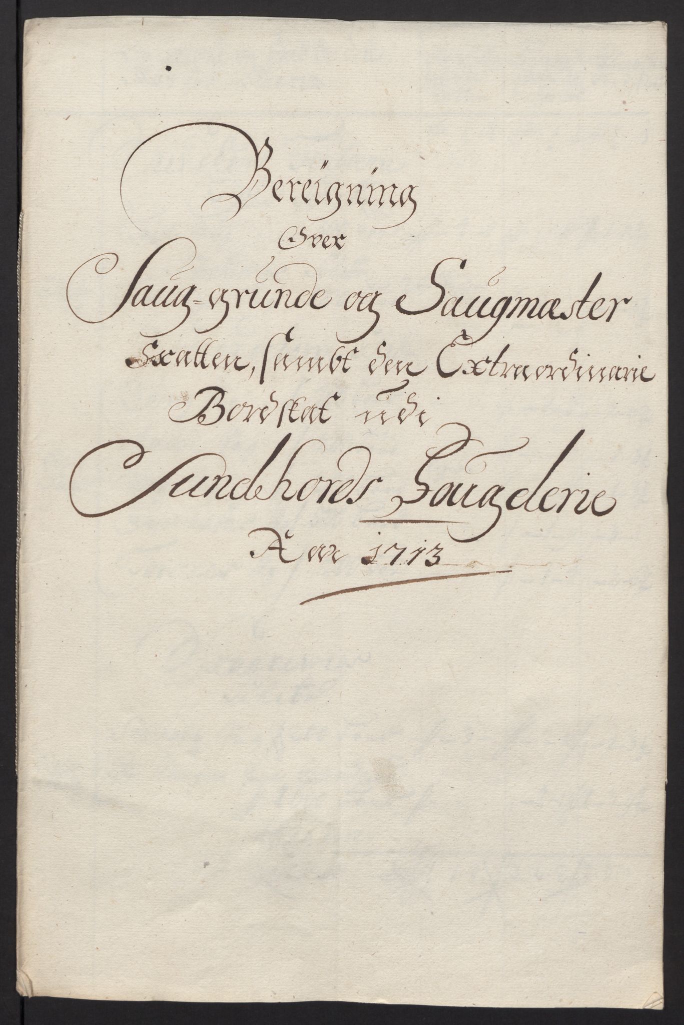 Rentekammeret inntil 1814, Reviderte regnskaper, Fogderegnskap, RA/EA-4092/R48/L2989: Fogderegnskap Sunnhordland og Hardanger, 1713, s. 124