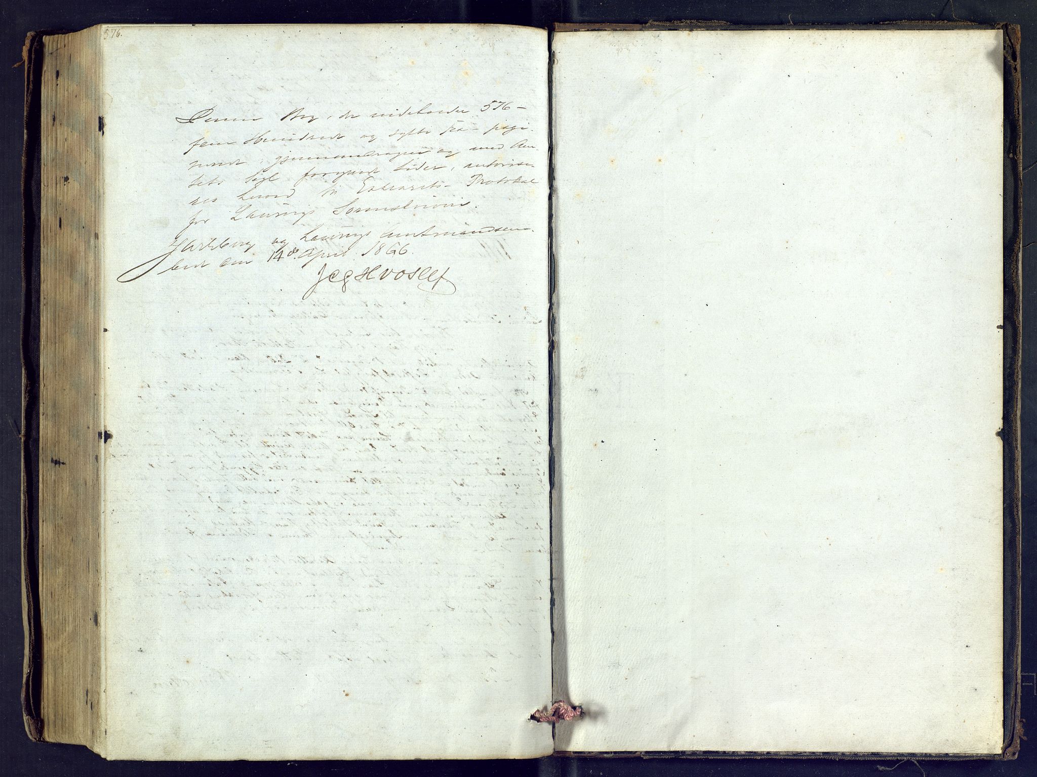 Larvik sorenskriveri, AV/SAKO-A-83/F/Fc/L0014: Ekstrarettsprotokoll, 1866-1870, s. 576-577