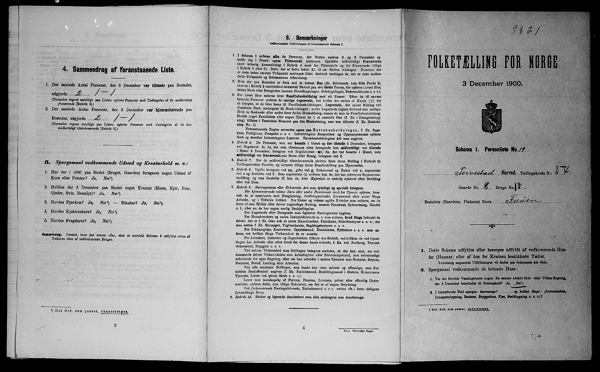 SAST, Folketelling 1900 for 1152 Torvastad herred, 1900, s. 574