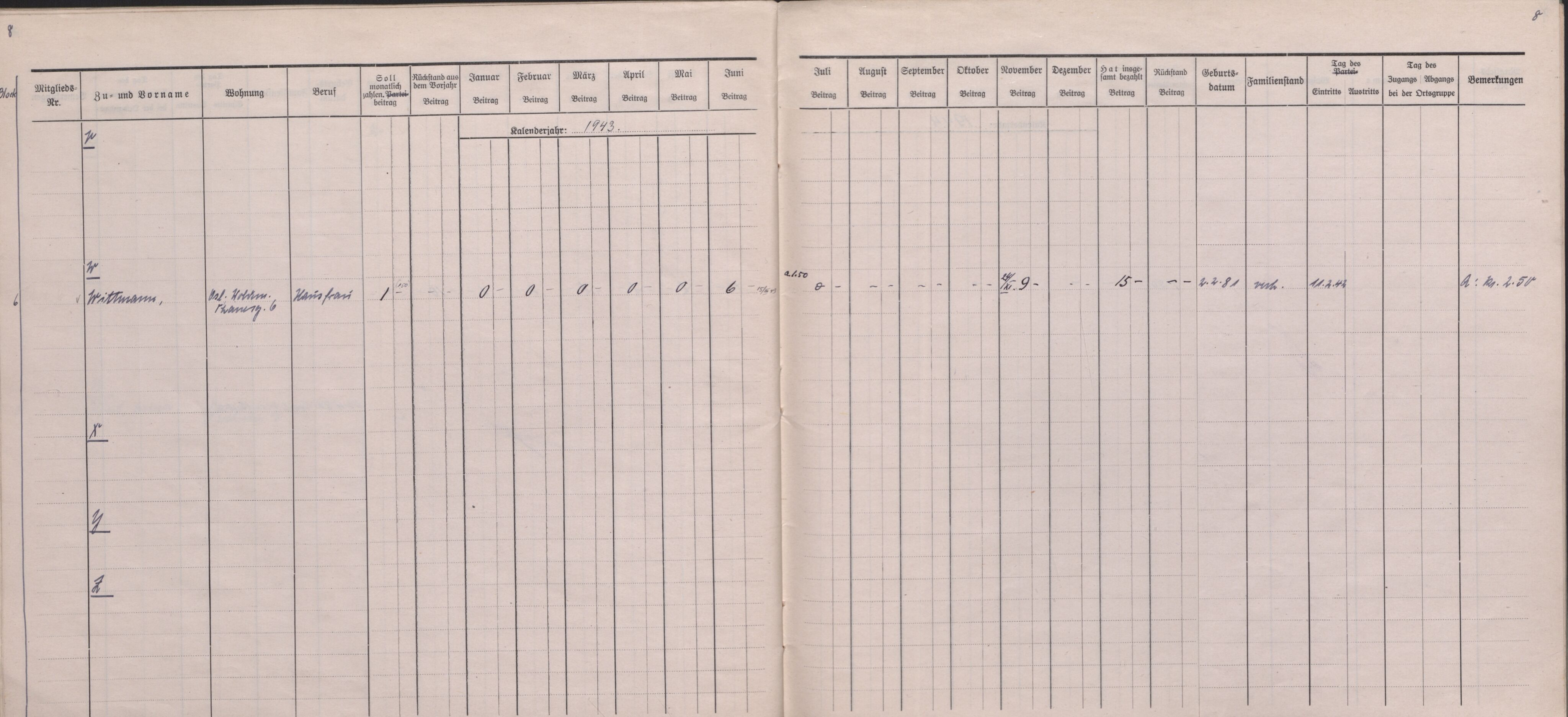 Forsvarets Overkommando. 2 kontor. Arkiv 11.4. Spredte tyske arkivsaker, AV/RA-RAFA-7031/D/Dar/Darb/L0016: Reichskommissariat - NSDAP in Norwegen, 1941-1944, s. 75