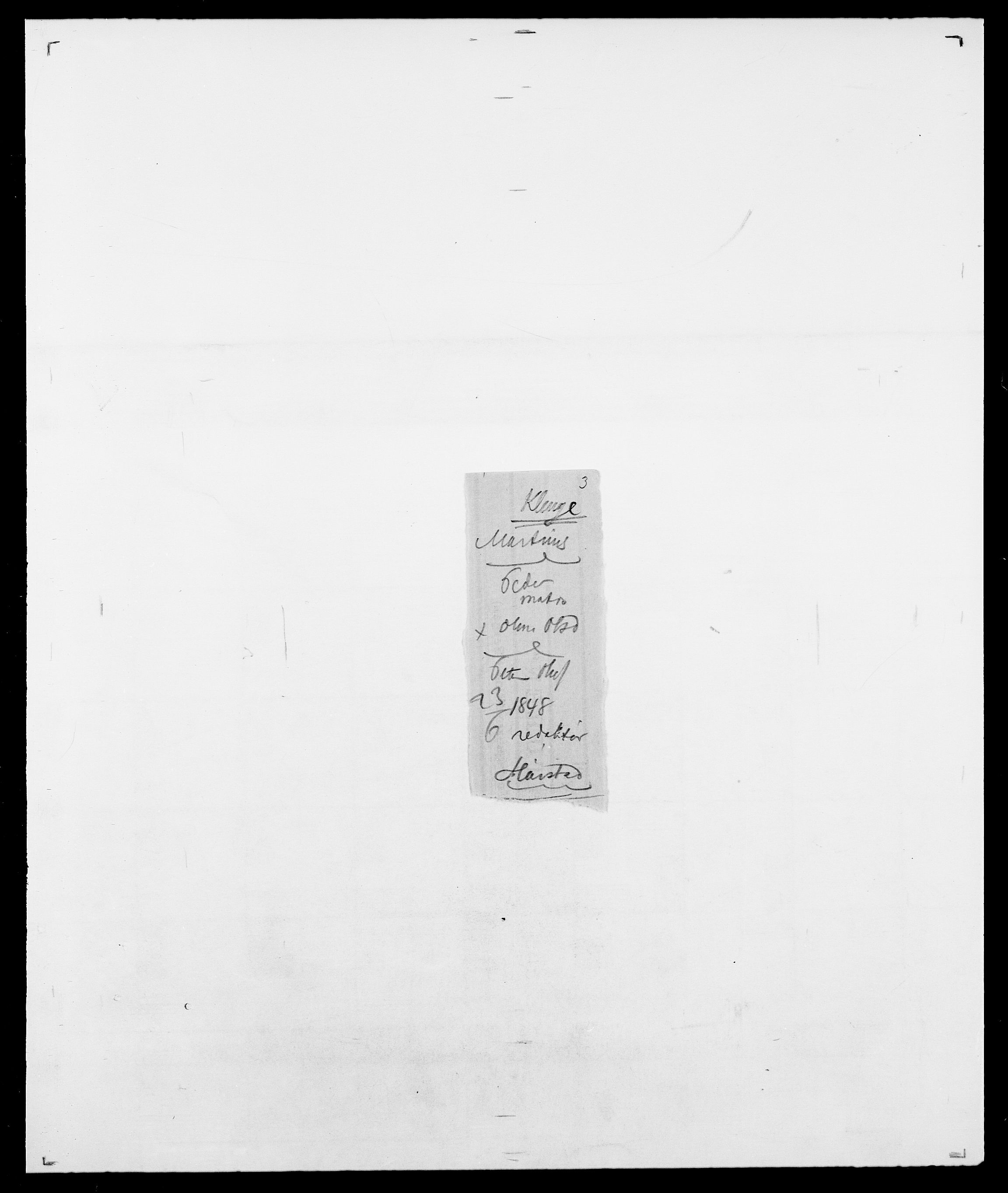 Delgobe, Charles Antoine - samling, SAO/PAO-0038/D/Da/L0021: Klagenberg - Kristoft, s. 91