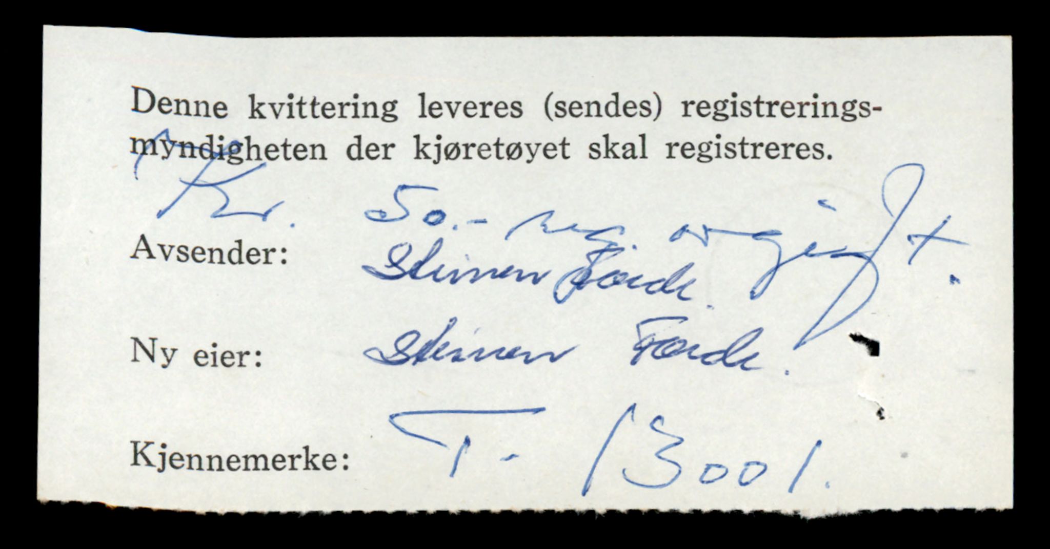 Møre og Romsdal vegkontor - Ålesund trafikkstasjon, AV/SAT-A-4099/F/Fe/L0036: Registreringskort for kjøretøy T 12831 - T 13030, 1927-1998, s. 2468