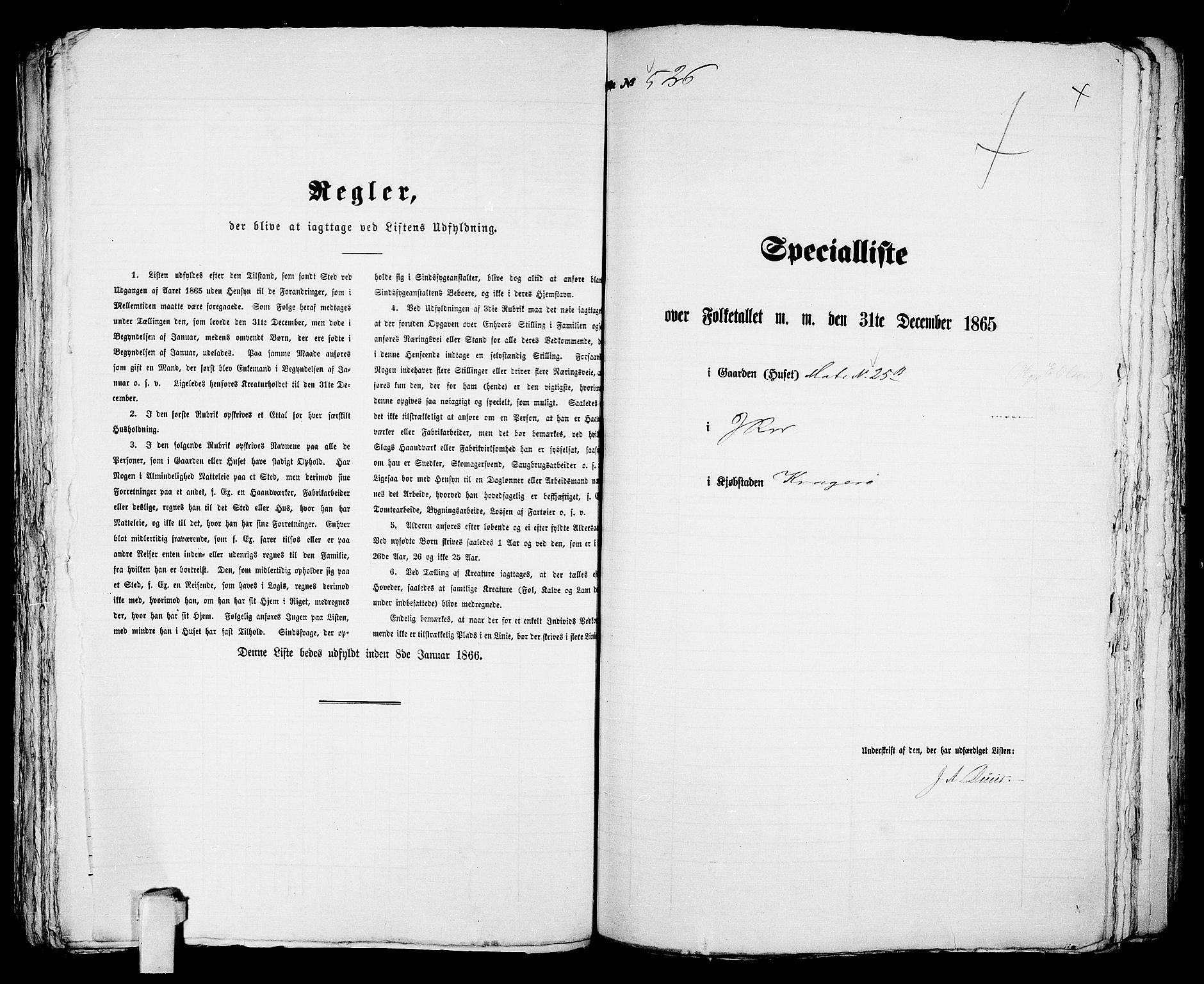 RA, Folketelling 1865 for 0801B Kragerø prestegjeld, Kragerø kjøpstad, 1865, s. 1068