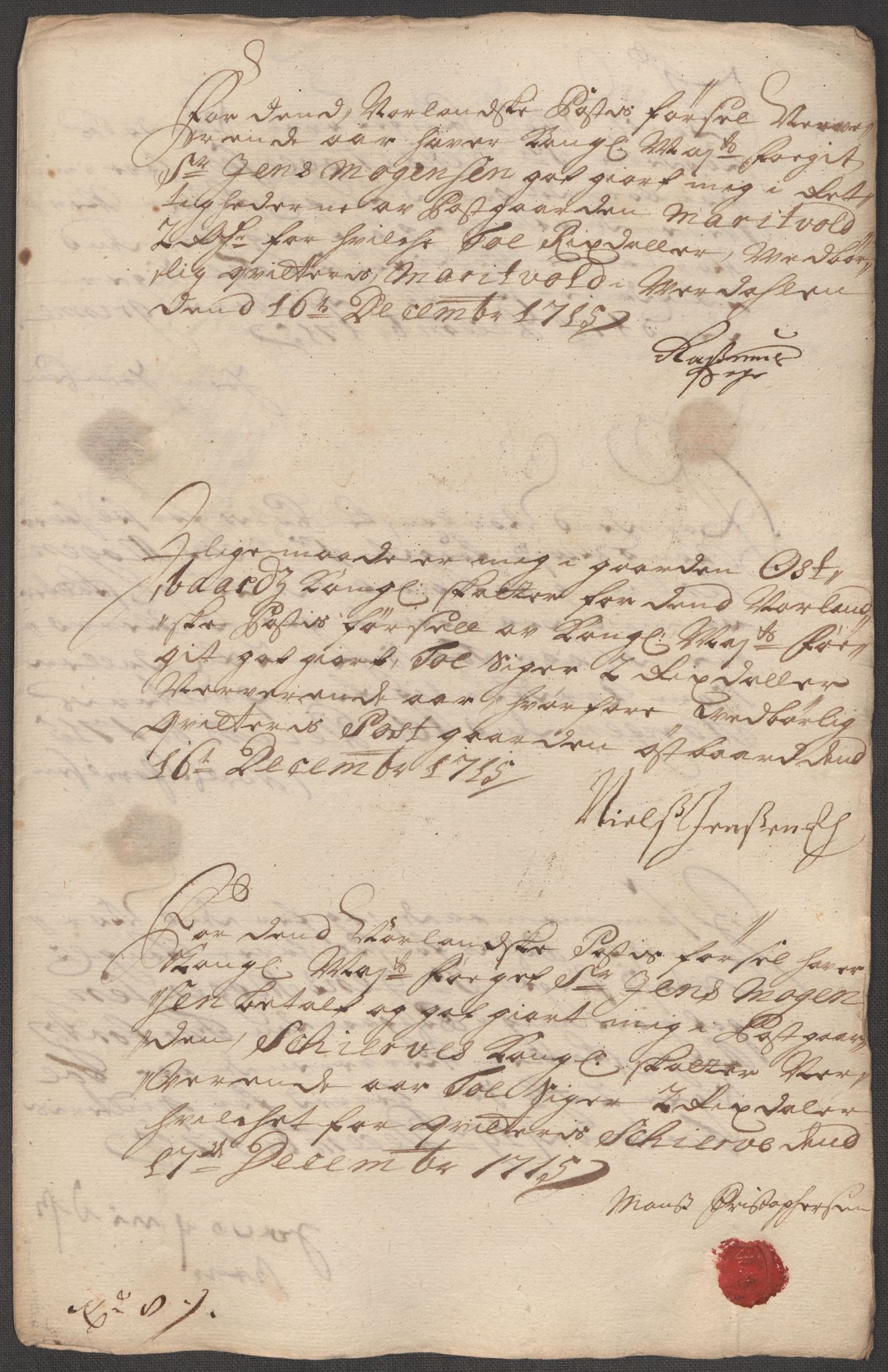 Rentekammeret inntil 1814, Reviderte regnskaper, Fogderegnskap, RA/EA-4092/R62/L4205: Fogderegnskap Stjørdal og Verdal, 1715, s. 262
