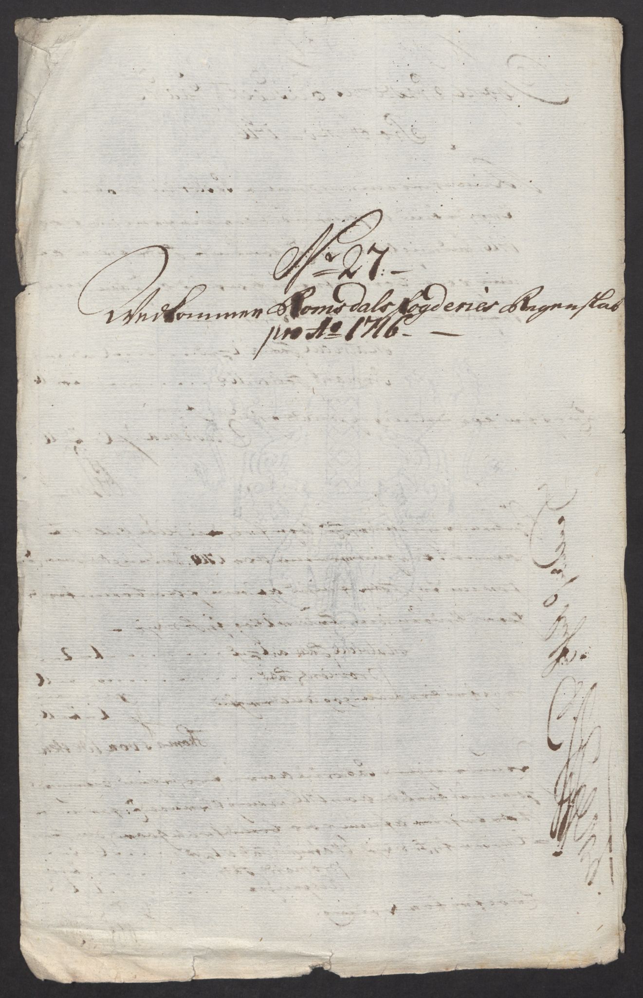 Rentekammeret inntil 1814, Reviderte regnskaper, Fogderegnskap, RA/EA-4092/R55/L3663: Fogderegnskap Romsdal, 1715-1716, s. 437