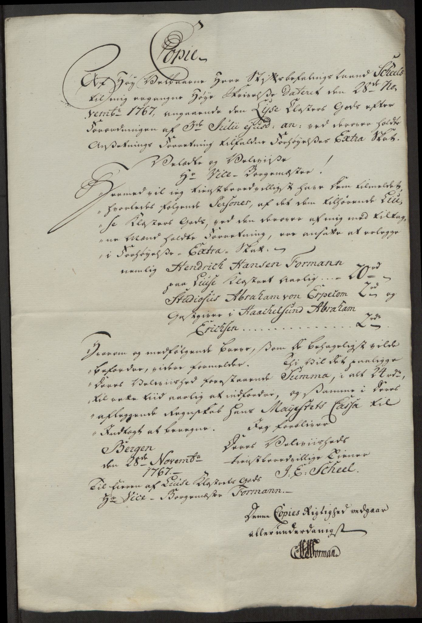 Rentekammeret inntil 1814, Reviderte regnskaper, Fogderegnskap, AV/RA-EA-4092/R50/L3180: Ekstraskatten Lyse kloster, 1762-1783, s. 200